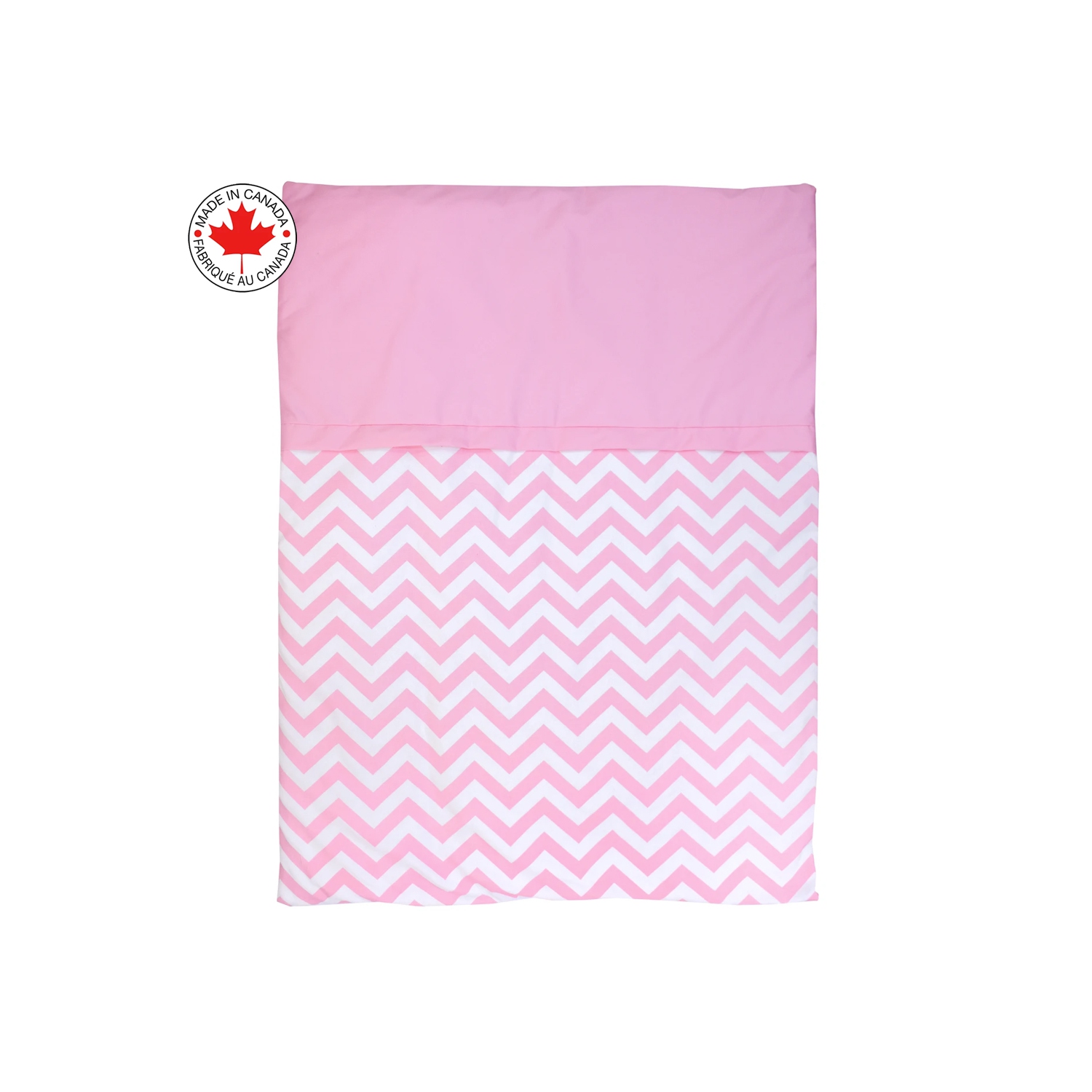 Lit de bébé Belelo - 5 pièces - chevrons roses