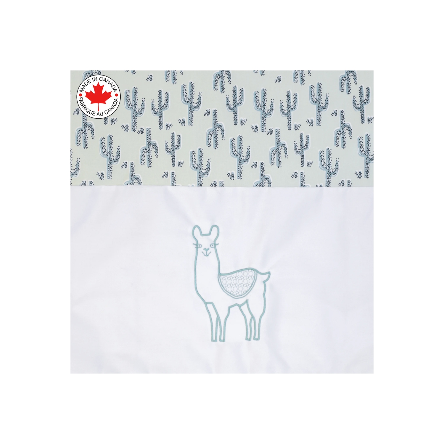 Bebelelo - Ensemble Literie - 5 Morceaux - Doux Lama au Cactus