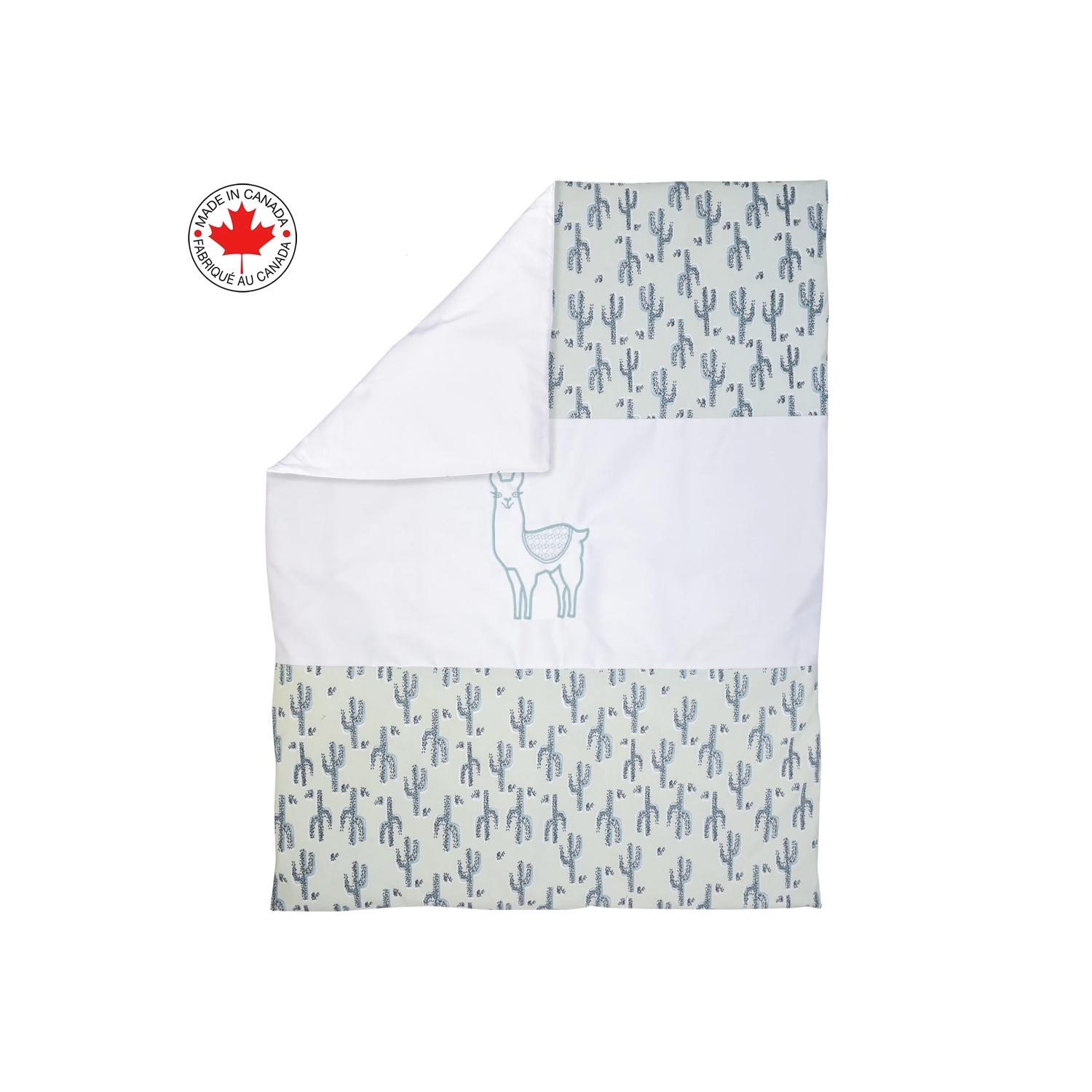 Bebelelo - Ensemble Literie - 5 Morceaux - Doux Lama au Cactus