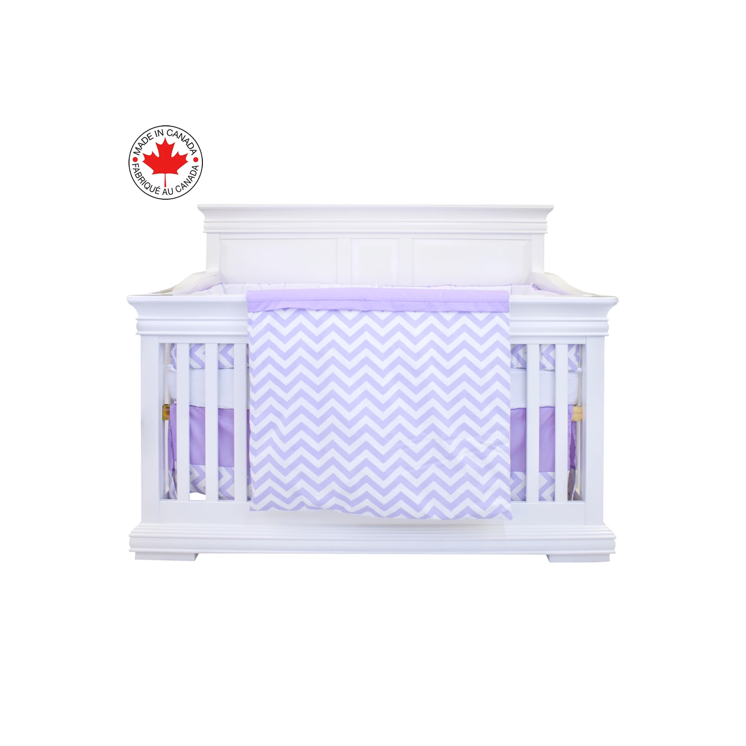 Lit de bébé Belelo - 5 pièces - Lilac Wave