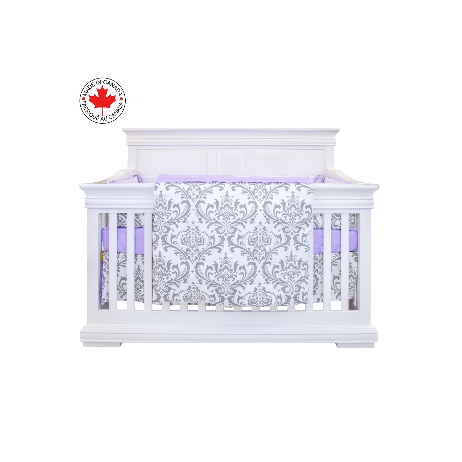 Bebelelo - 5 Pieces Bedding Set - Un mauve princesse