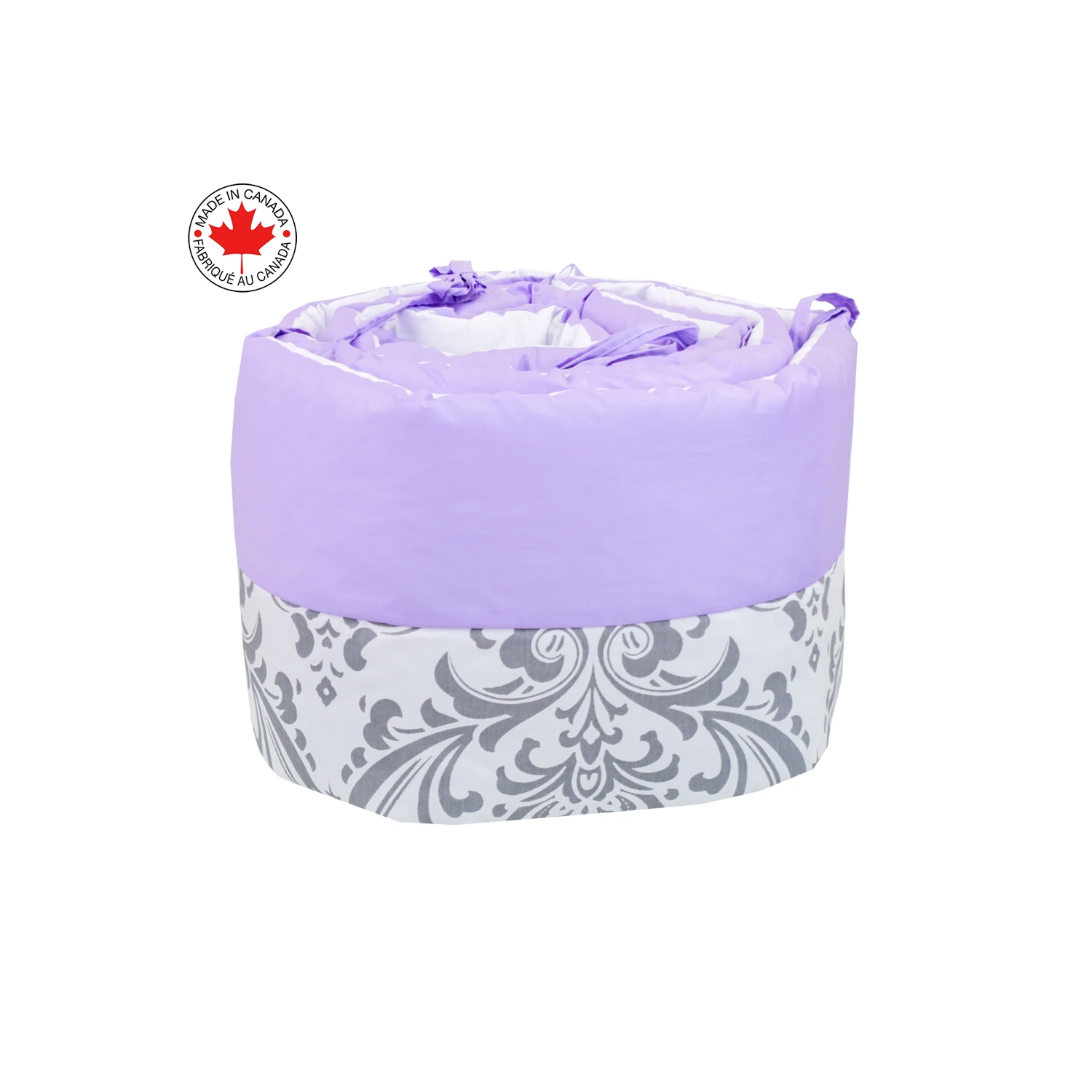 Bebelelo - 5 Pieces Bedding Set - Un mauve princesse