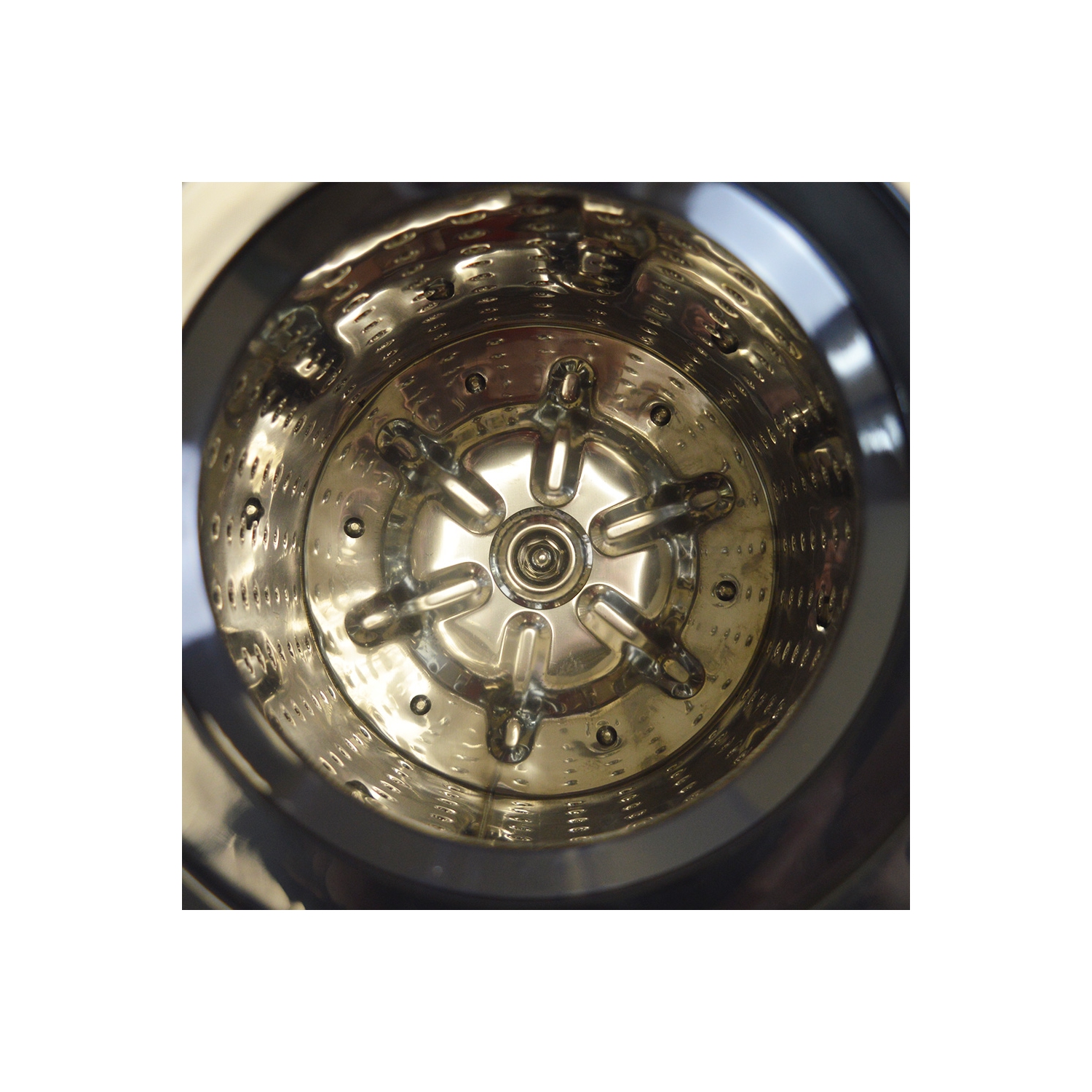 Panda High End Stainless Steel Portable Spin Dryer Apartment Size 110V 22lbs Large Capacity, 3200 rpm. Stainless Steel Drum