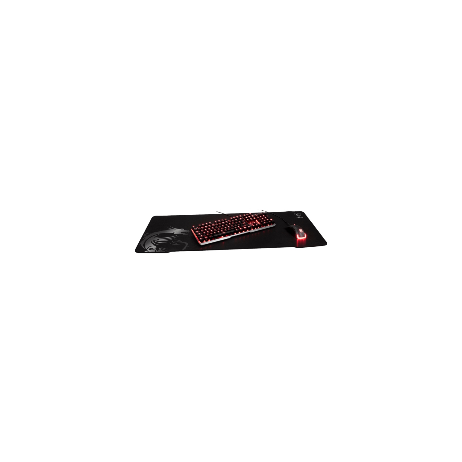 MSI Wide XXL Stitched Edge Non-Slip Rubber Base 36” X 16” X 0.1” Premium Gaming Mouse Pad