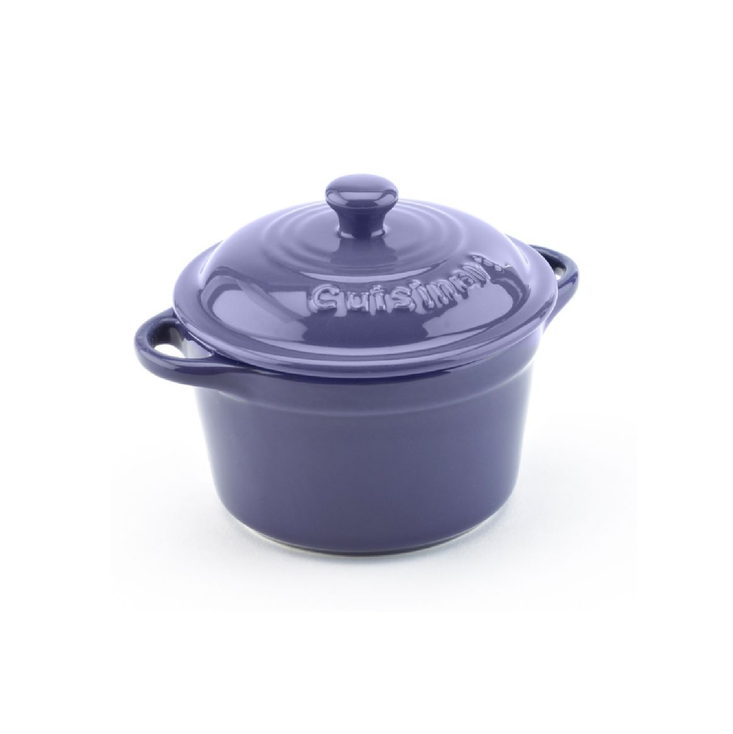 Mini-cocotte en grès de 250 ml avec couvercle de Cuisinart, violet