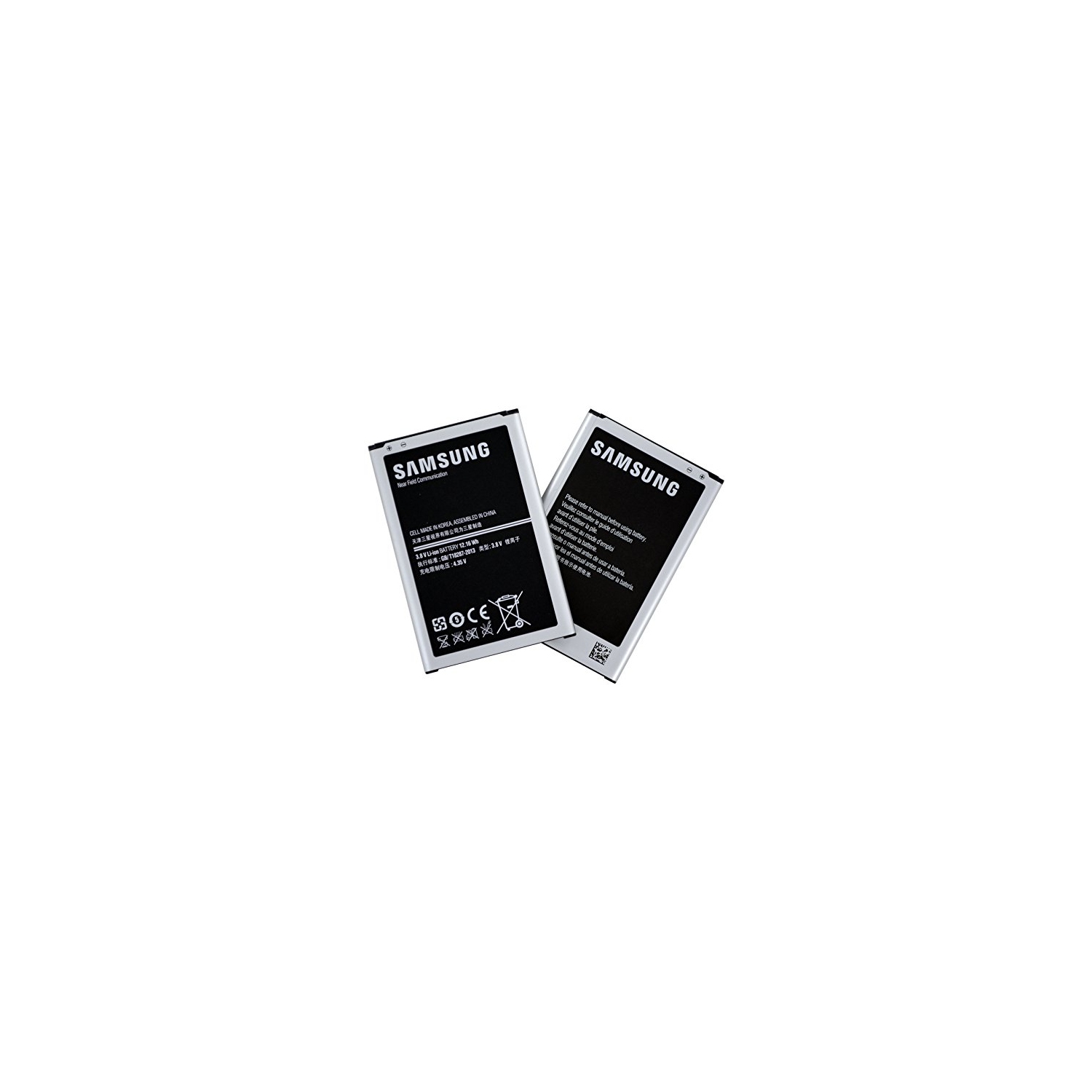 Samsung 3200mAh Standard Replacement Batteries for Galaxy Note 3, Pack of 2