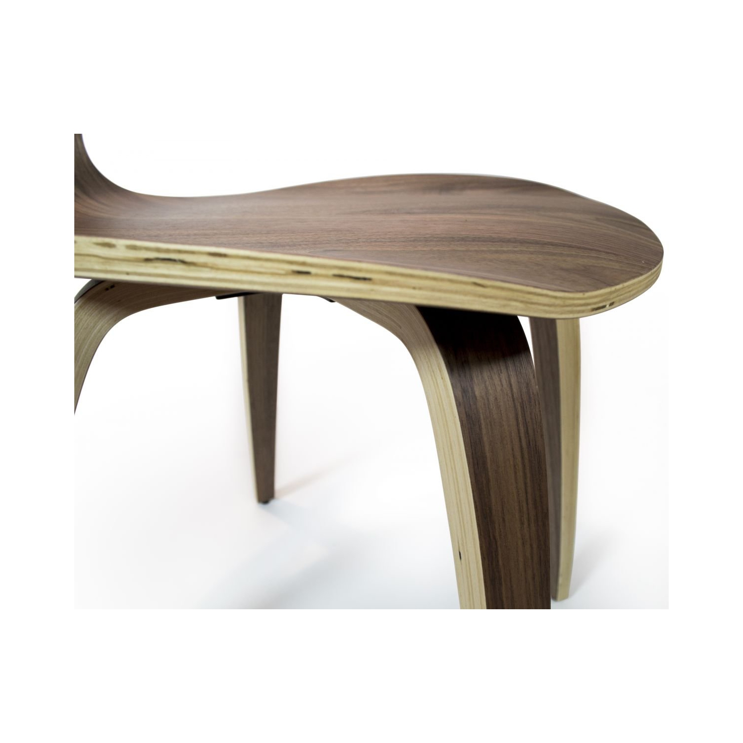 Meubles ® Cherner Nicer Side Chair fini noyer CHAISE base en bois