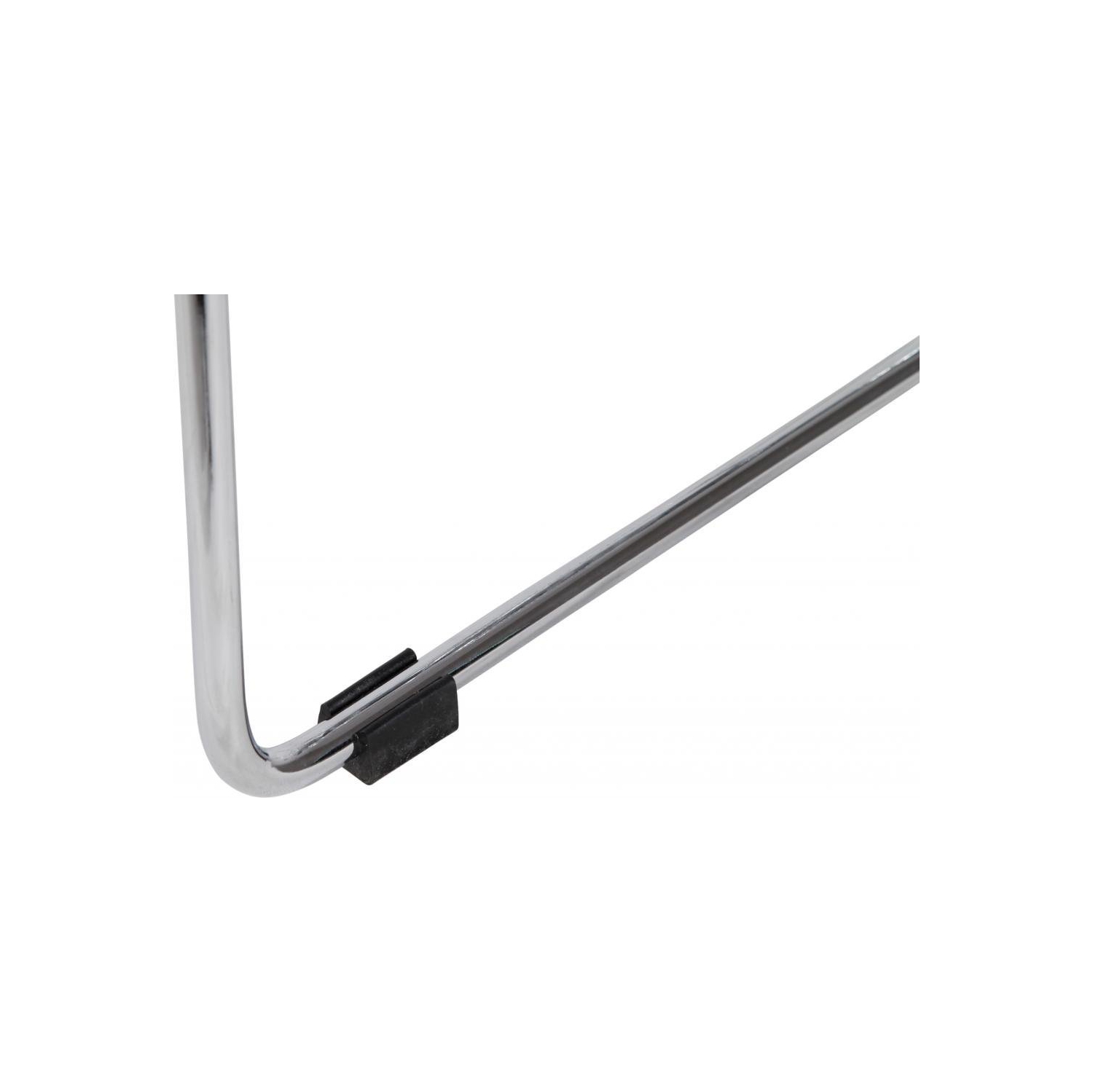 Nicer Furniture® Harry Bertoia Chromé Cadre fil d'acier hauteur comptoir Tabouret avec cuirette PU Pad - Lot de 2