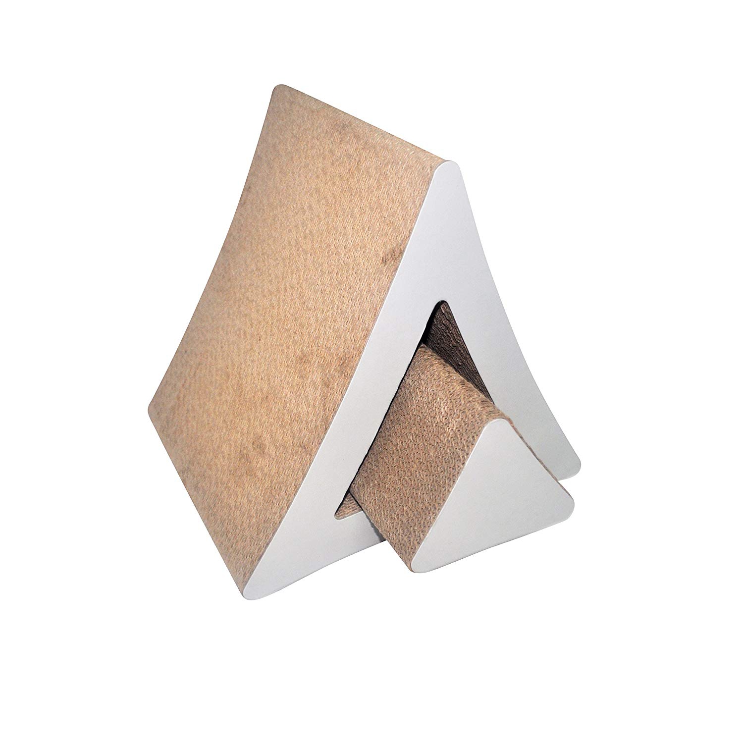 Nicer Furniture® Modern Triangle Cat Scratcher Medium Plus Small