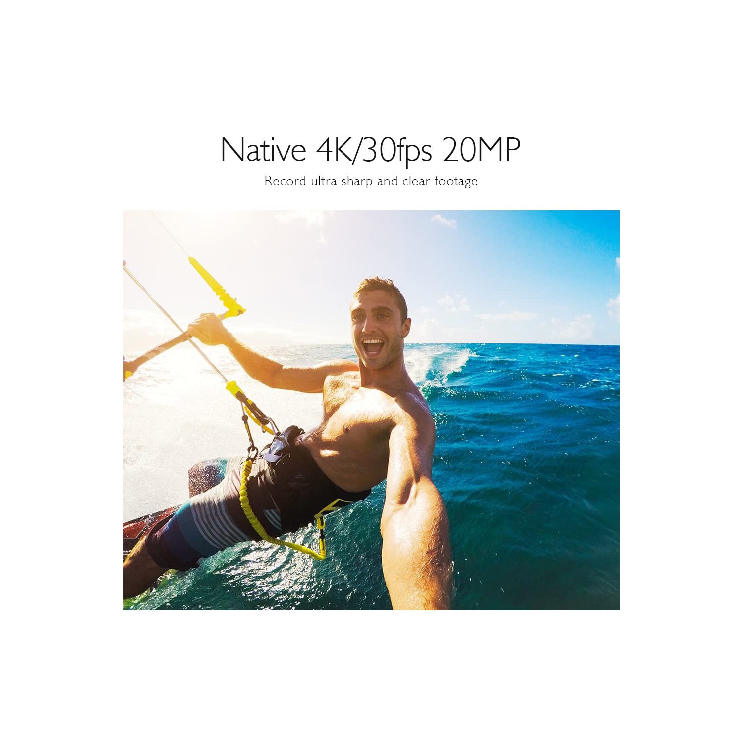 AKASO V50 Pro Native 4K 30fps 20MP WiFi Action Camera with EIS Touch Screen 30m Underwater Waterproof Camera Support External Mic Remote Control