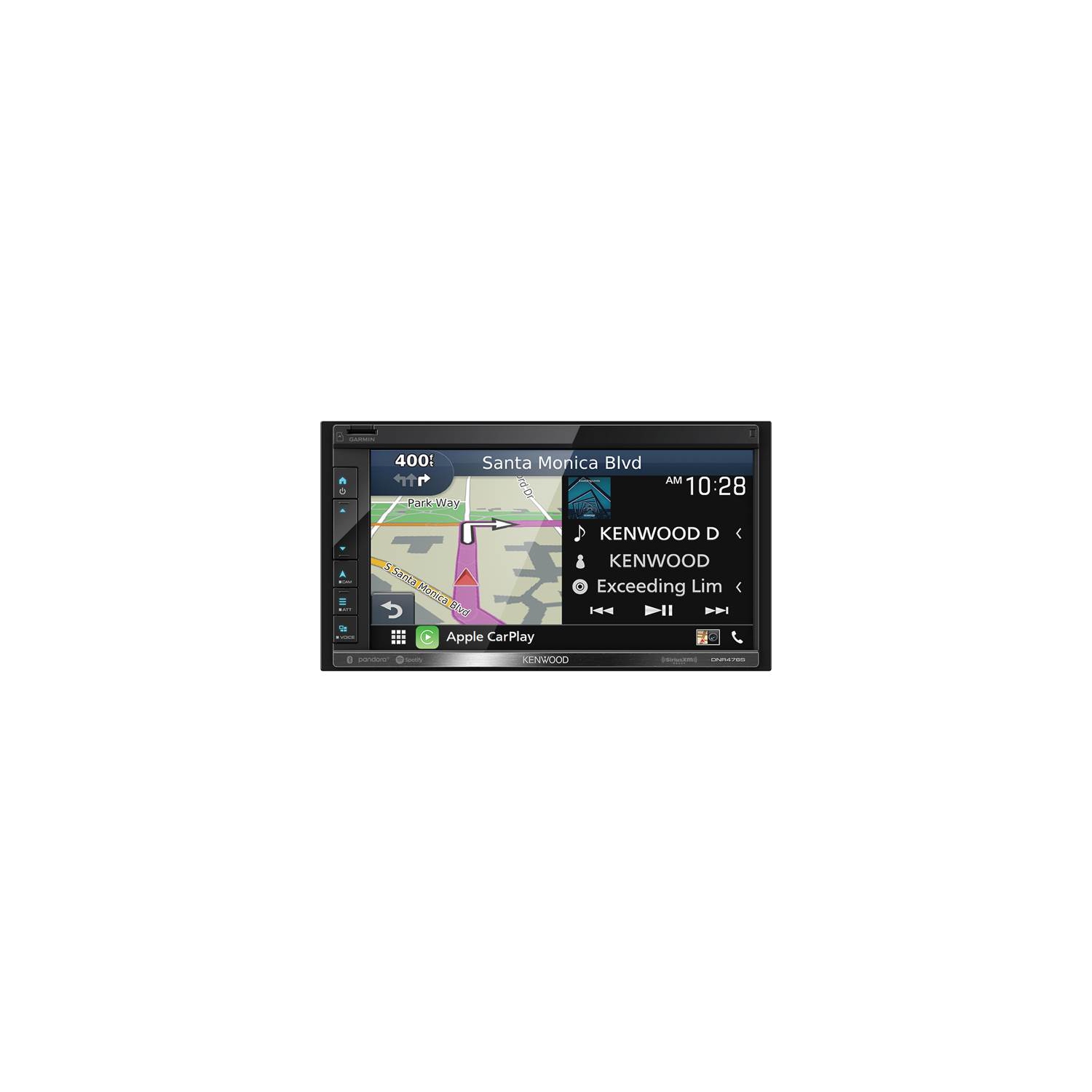 Kenwood DNR476S Digital multimedia navigation receiver (does not play discs) + Free Audiosource T-Shirt