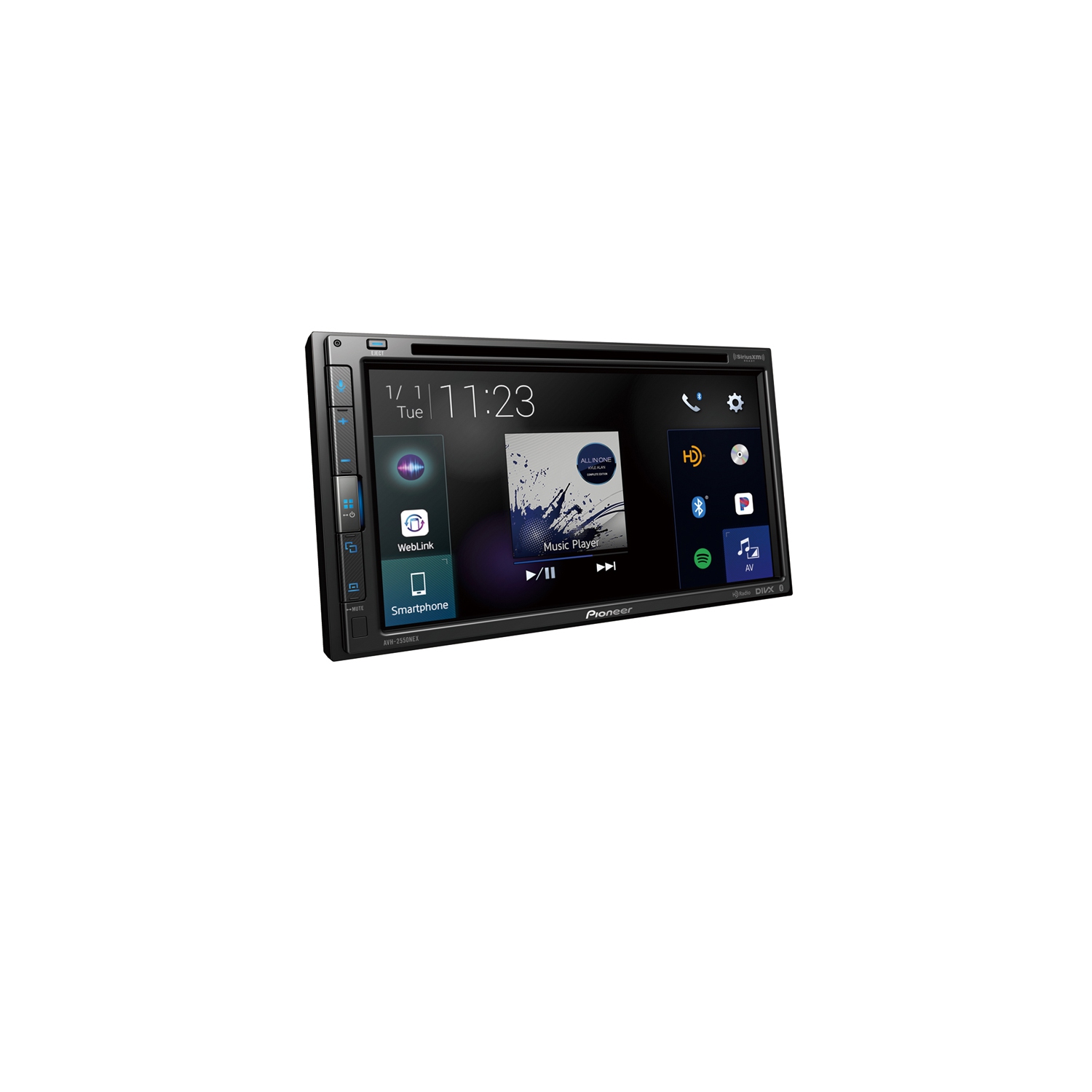 Récepteur DVD multimédia PIONEER AVH-2550NEX + T-shirt gratuit Audiosource