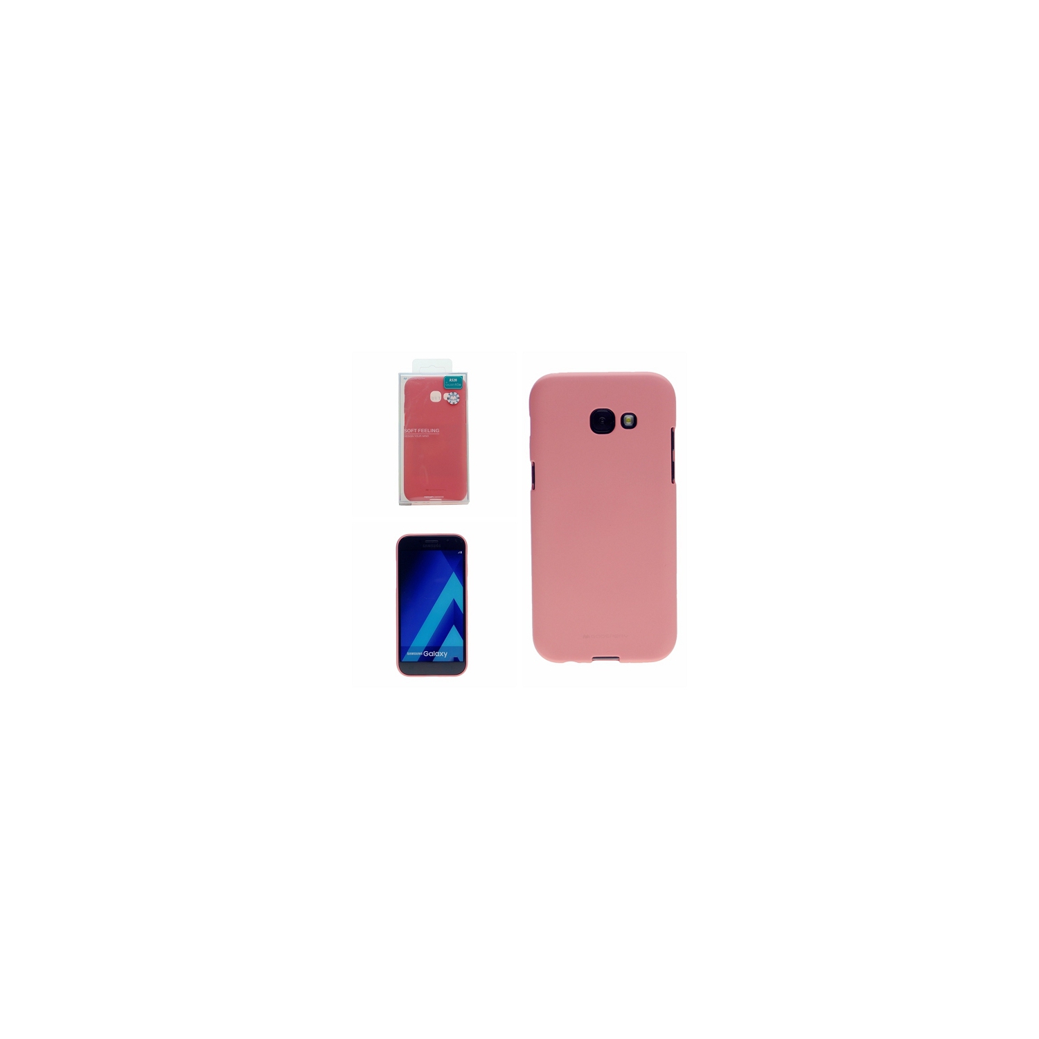 Samsung J4 Plus Goospery Soft Feeling Case, Pink