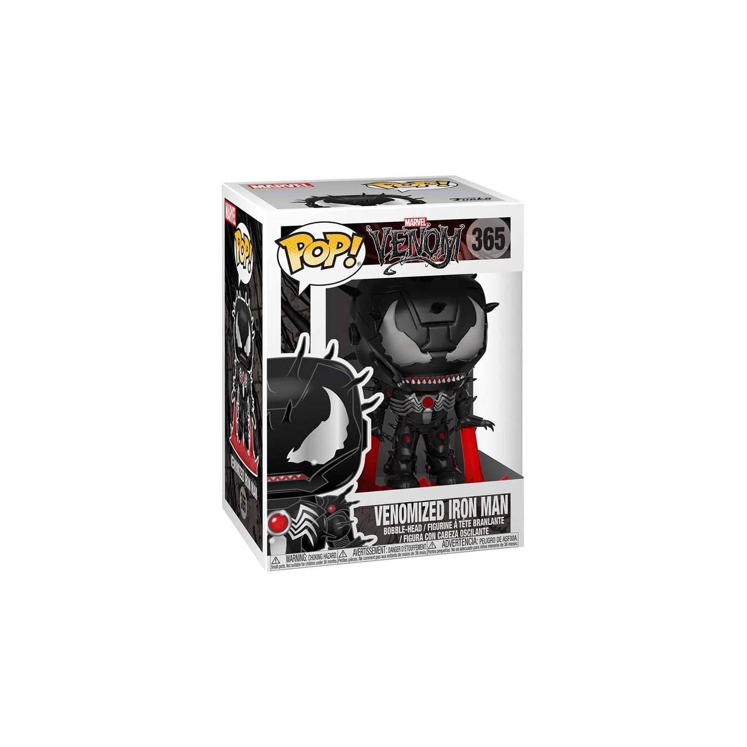 Pop Marvel 3.75 Inch Action Figure Venom - Venomized Iron Man #365