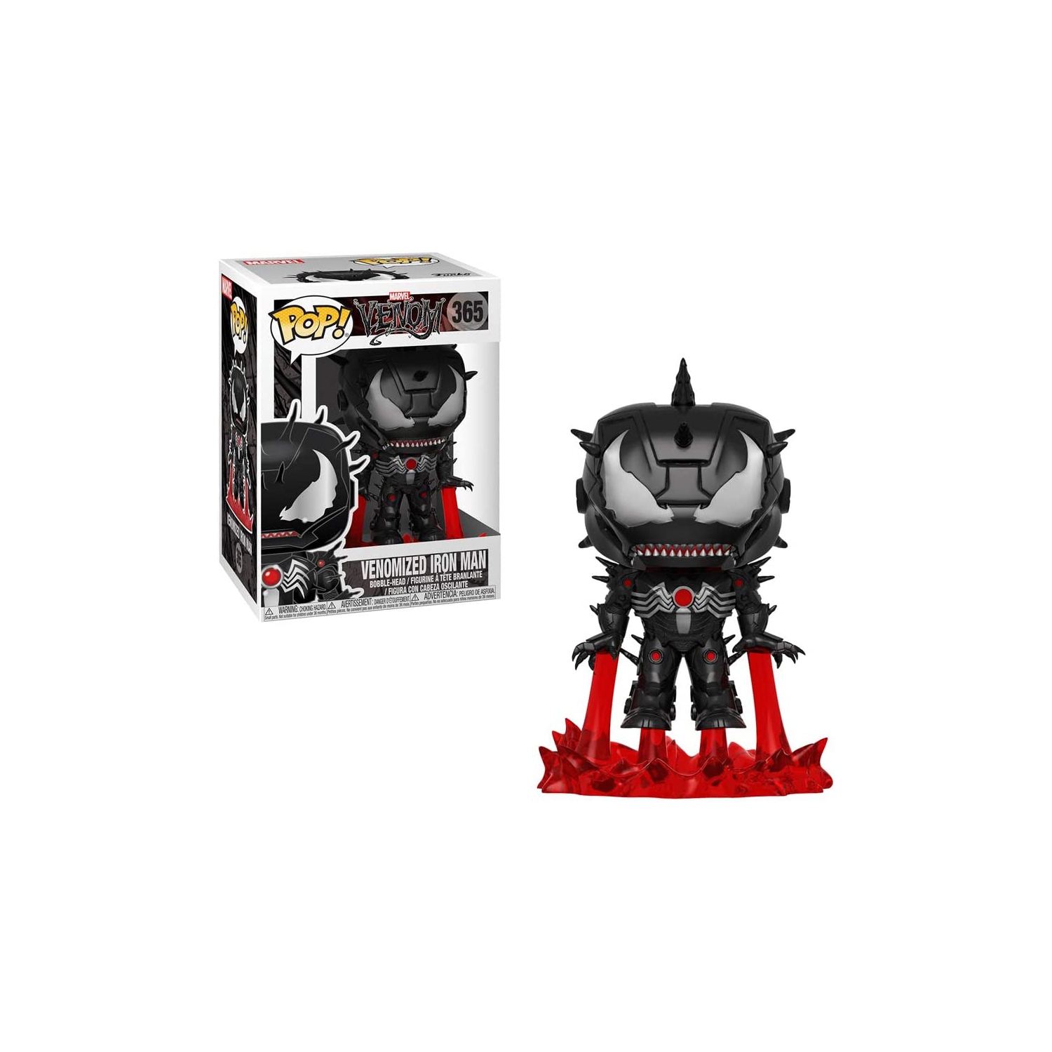 Pop Marvel 3.75 Inch Action Figure Venom - Venomized Iron Man #365