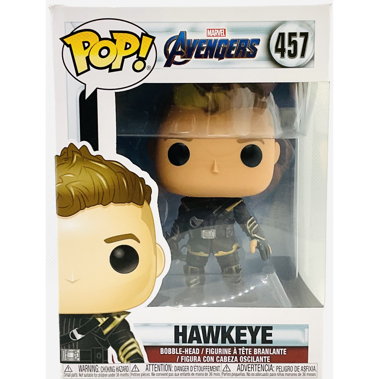 Pop Marvel figurine d'action de 3,75 po Avengers Endgame - Hawkeye en Quantum #457