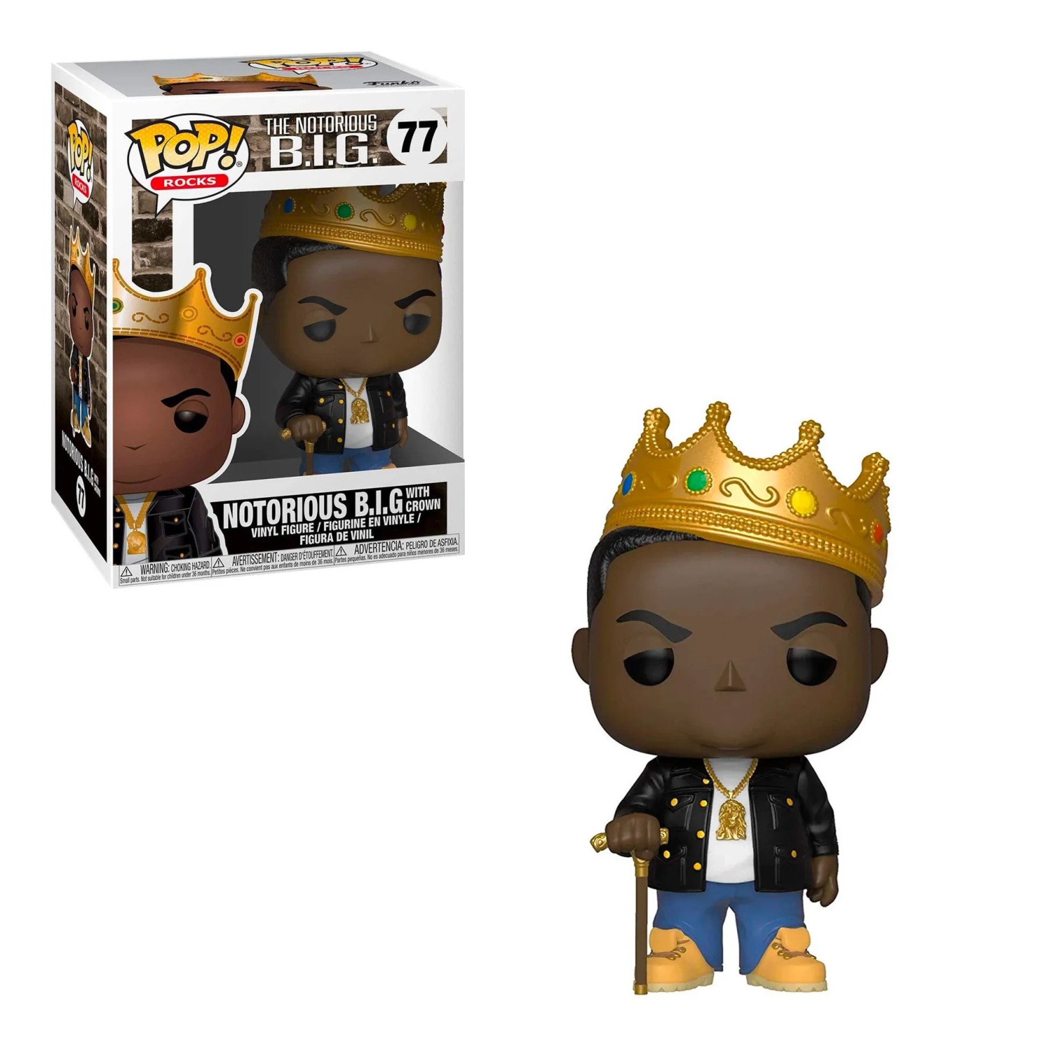 Funko Pop! Notorious B.I.G. with Crown #77