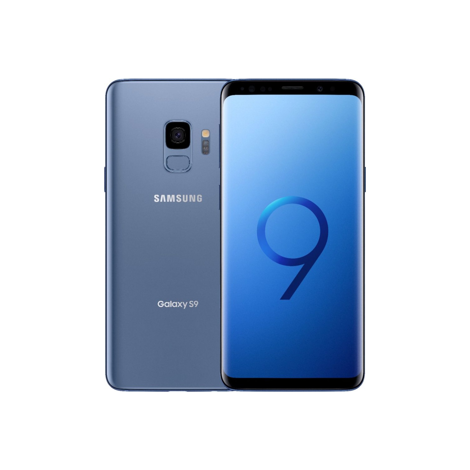 Refurbished (Good) - Samsung Galaxy S9 64GB Smartphone - Coral Blue - Unlocked