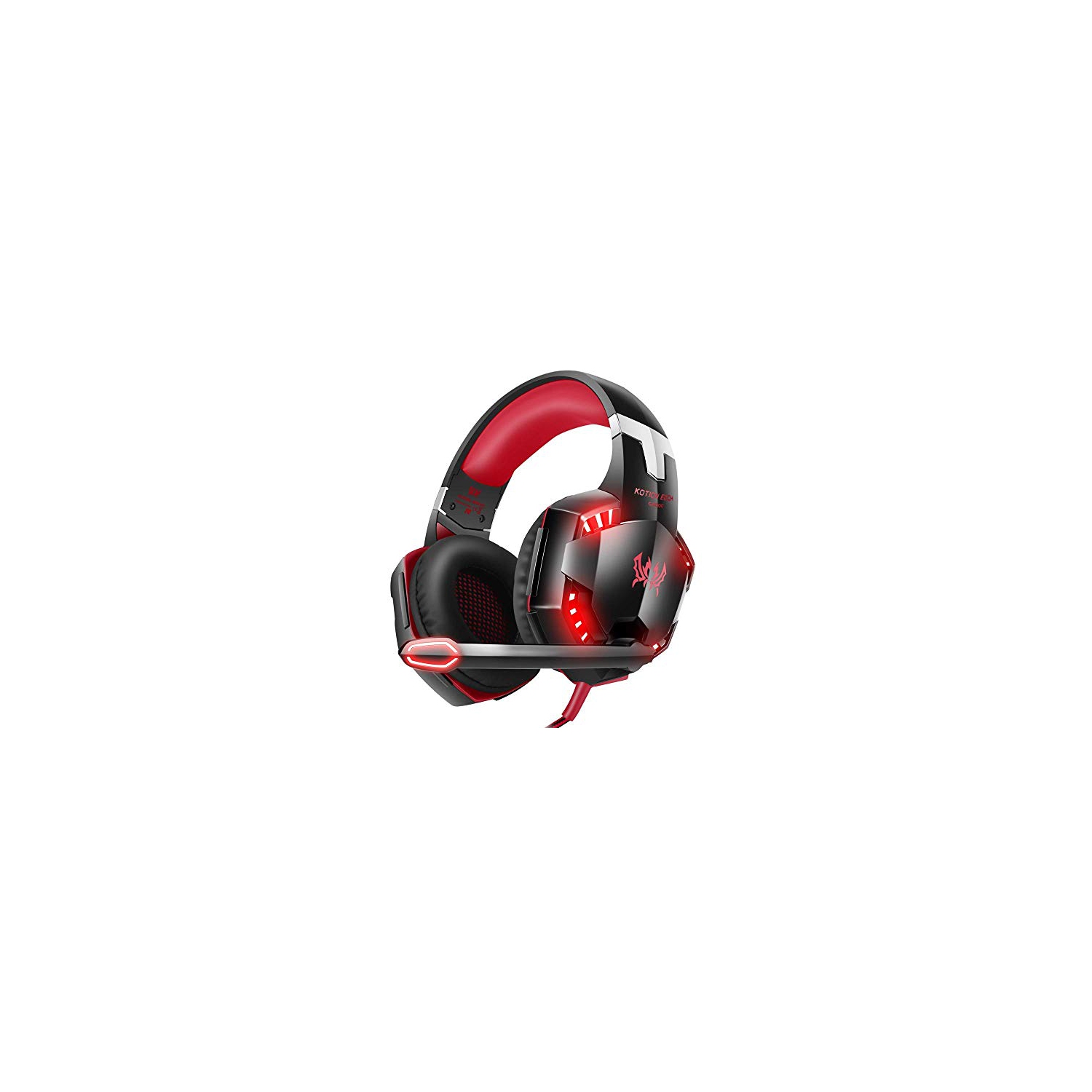 VersionTECH G2000 Gaming Headset - Black/Red