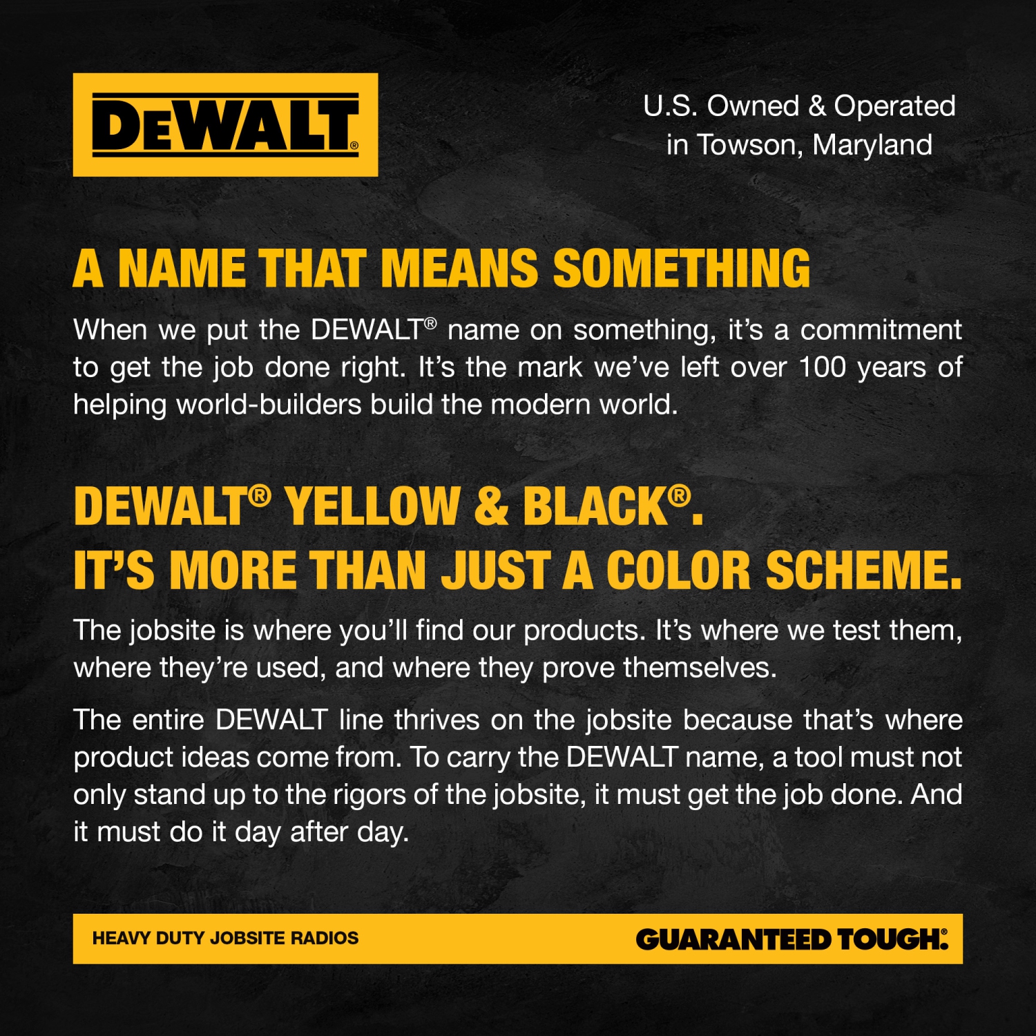 2 Émetteurs-récepteurs portatifs DeWALT DXFRS800, 2 W, robuste, étanche, résistant aux chocs, longue portée, radio bidirectionnelle rechargeable avec