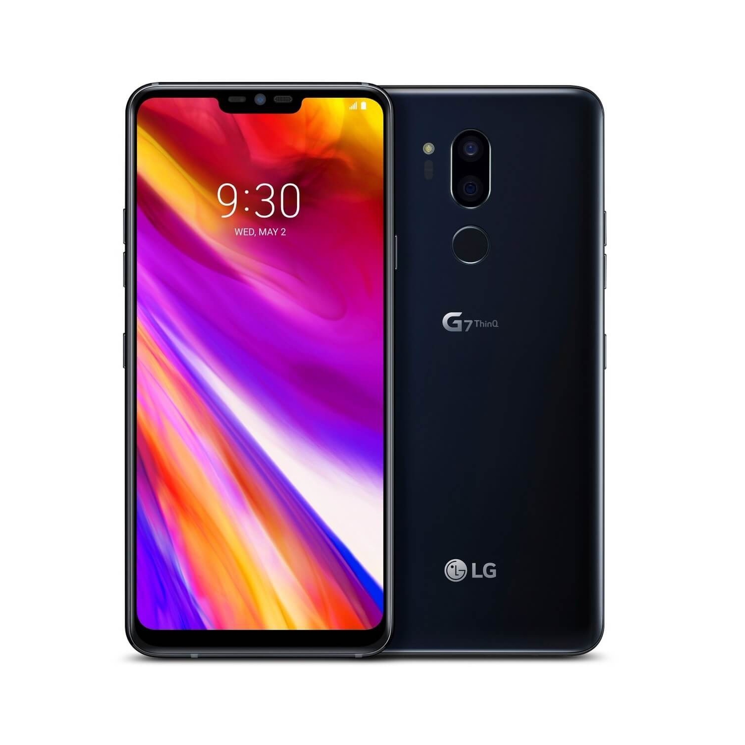 Refurbished (Excellent) - LG G7 ThinQ - Aurora Black - Unlocked