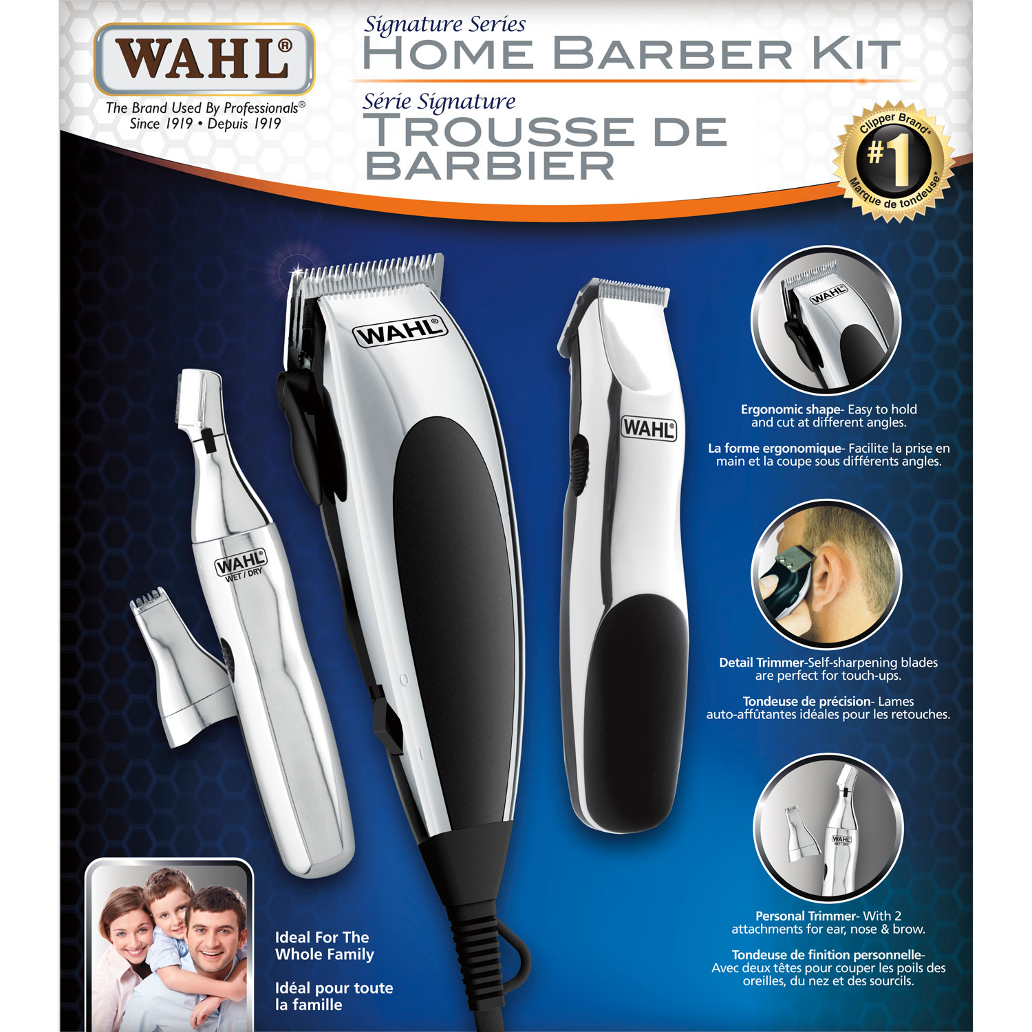 cordless pro home barber kit