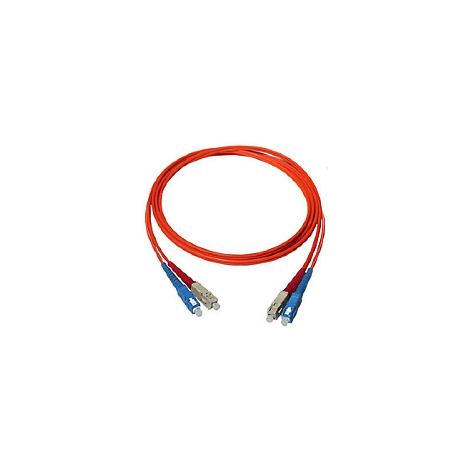 TechCraft CFOD-SCSC8M Optic Fiber Network Cable OM1 SC to SC Optical Orange 8m
