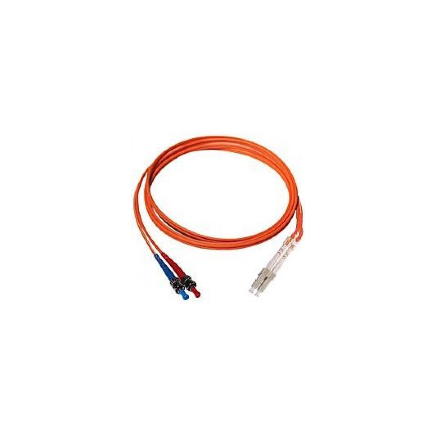 TechCraft CFOD-LCST2M Optic Fiber Network Cable OM1 LC to ST Optical Orange 2m
