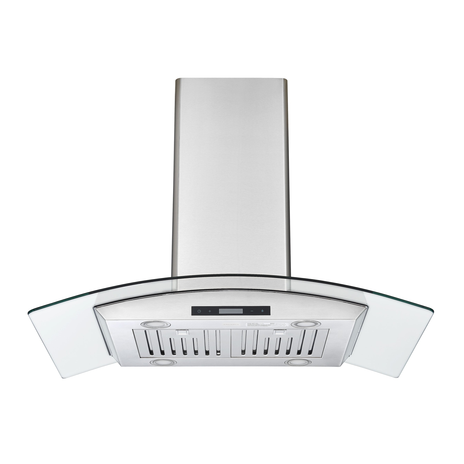 Ancona IGCB636 36" Island Glass Range Hood in Stainless Steel