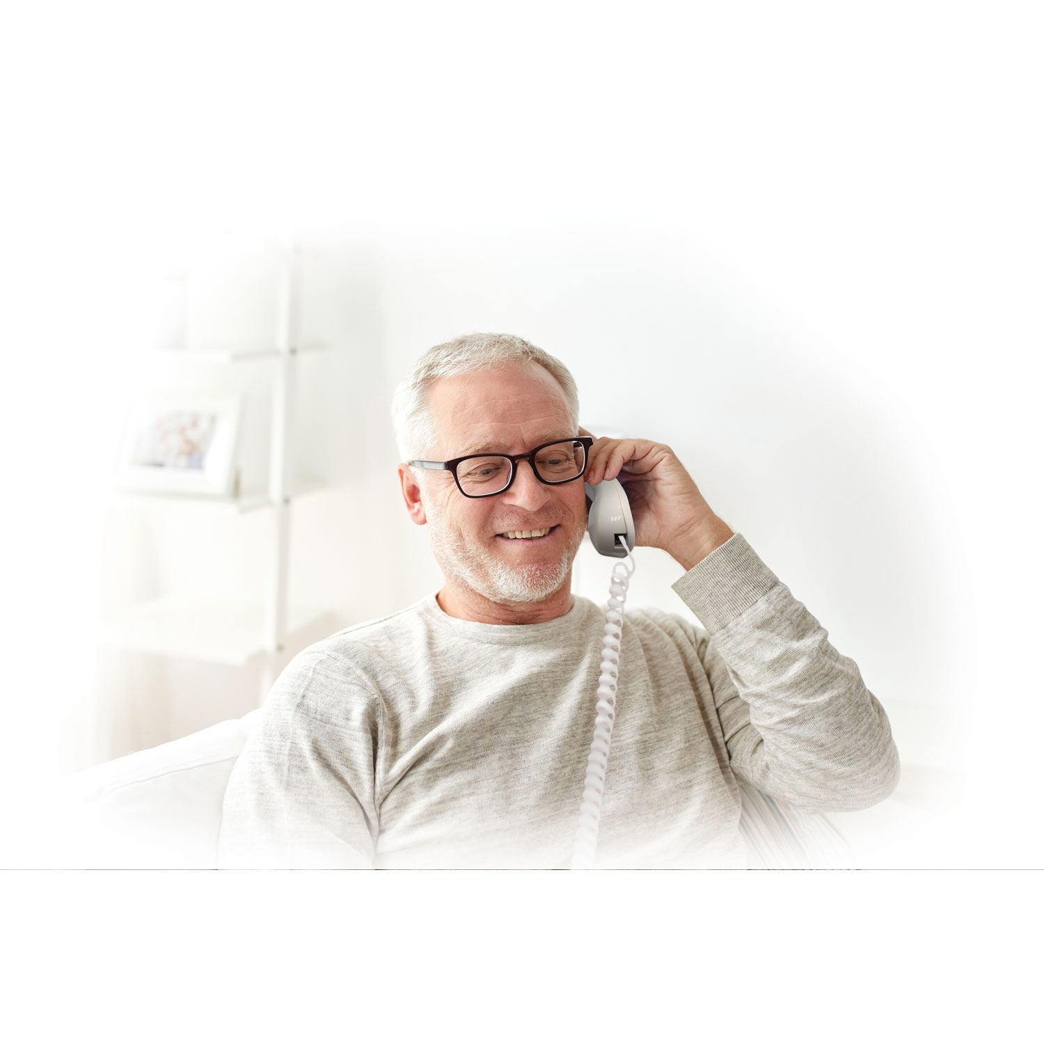 Téléphone amplifié avec fil CareLine de VTech avec téléphone sans fil DECT 6 GHz