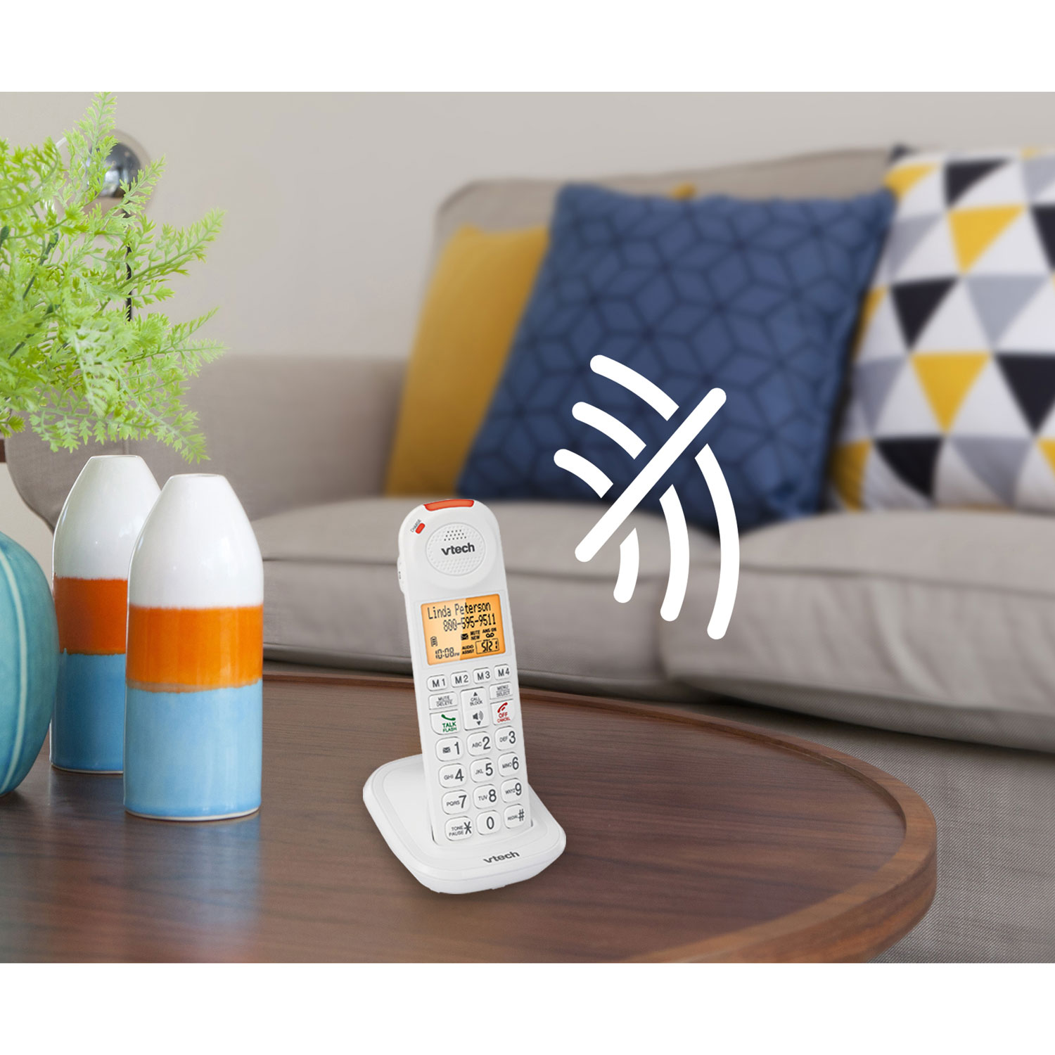 VTech CareLine Amplified DECT 6.0Ghz Cordless Add-on Phone