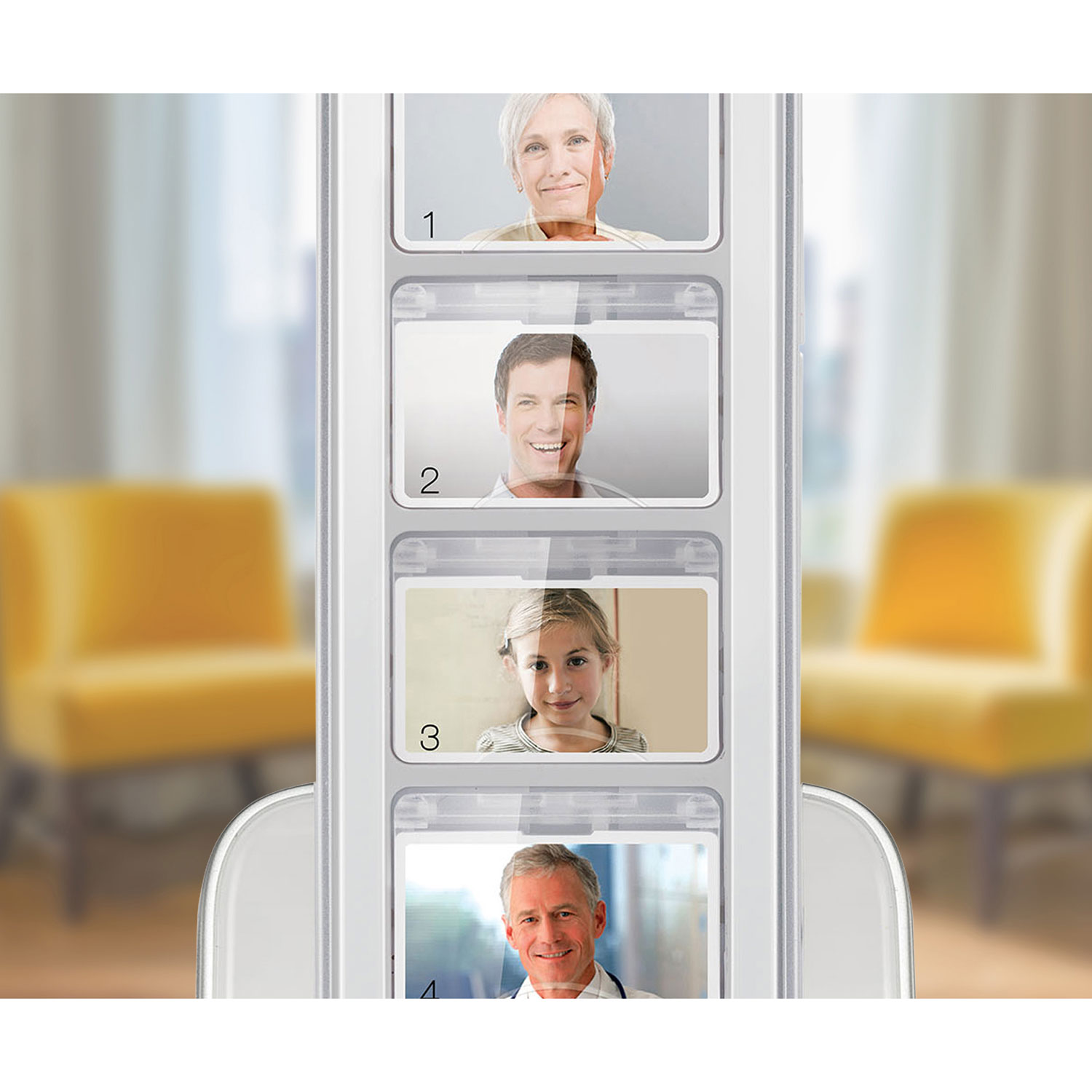 VTech CareLine 1-Handset DECT 6.0 Photo Dial Cordless Phone - White