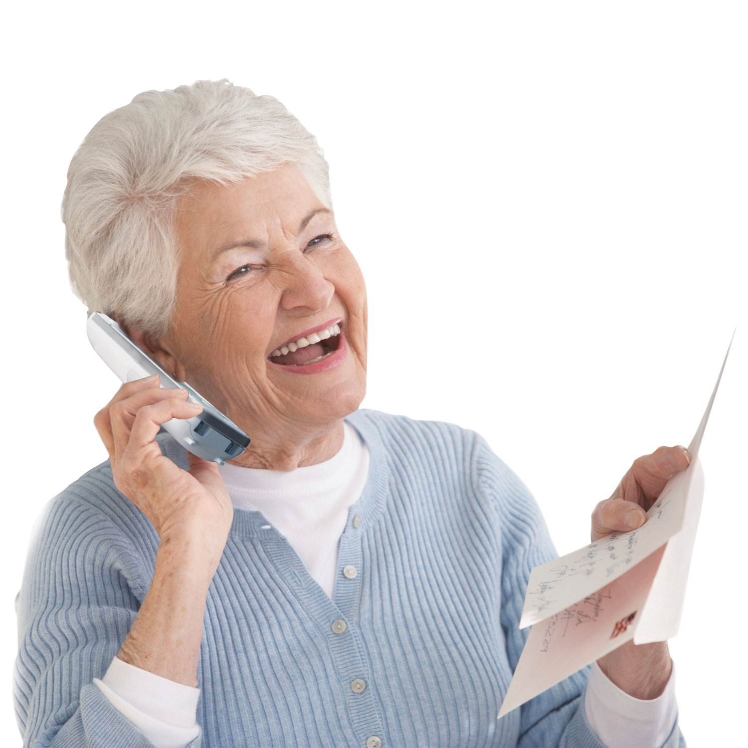 VTech CareLine 1-Handset DECT 6.0 Photo Dial Cordless Phone - White