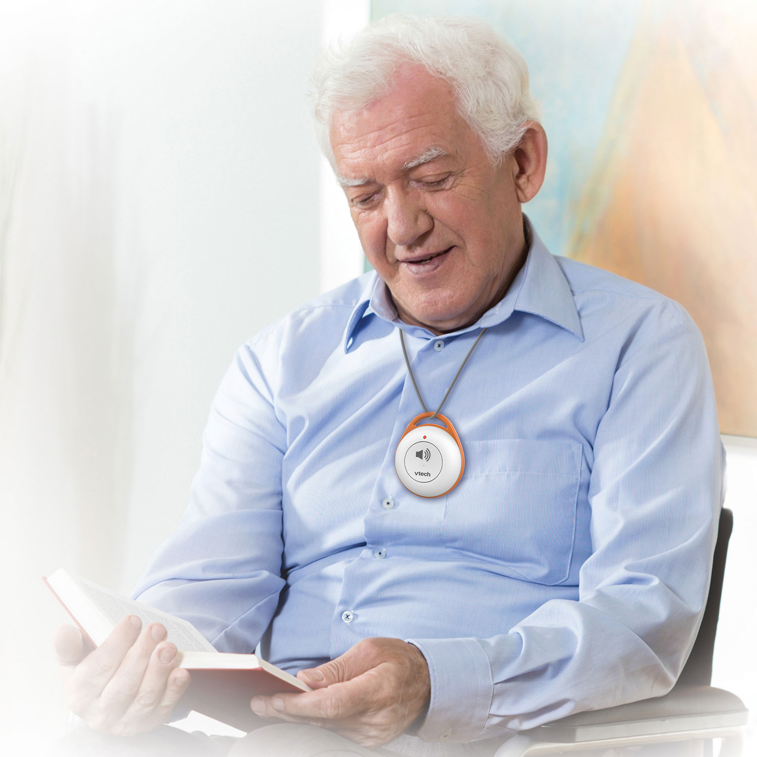 Pendentif à bouton-secours portable CareLine SN7022 de VTech