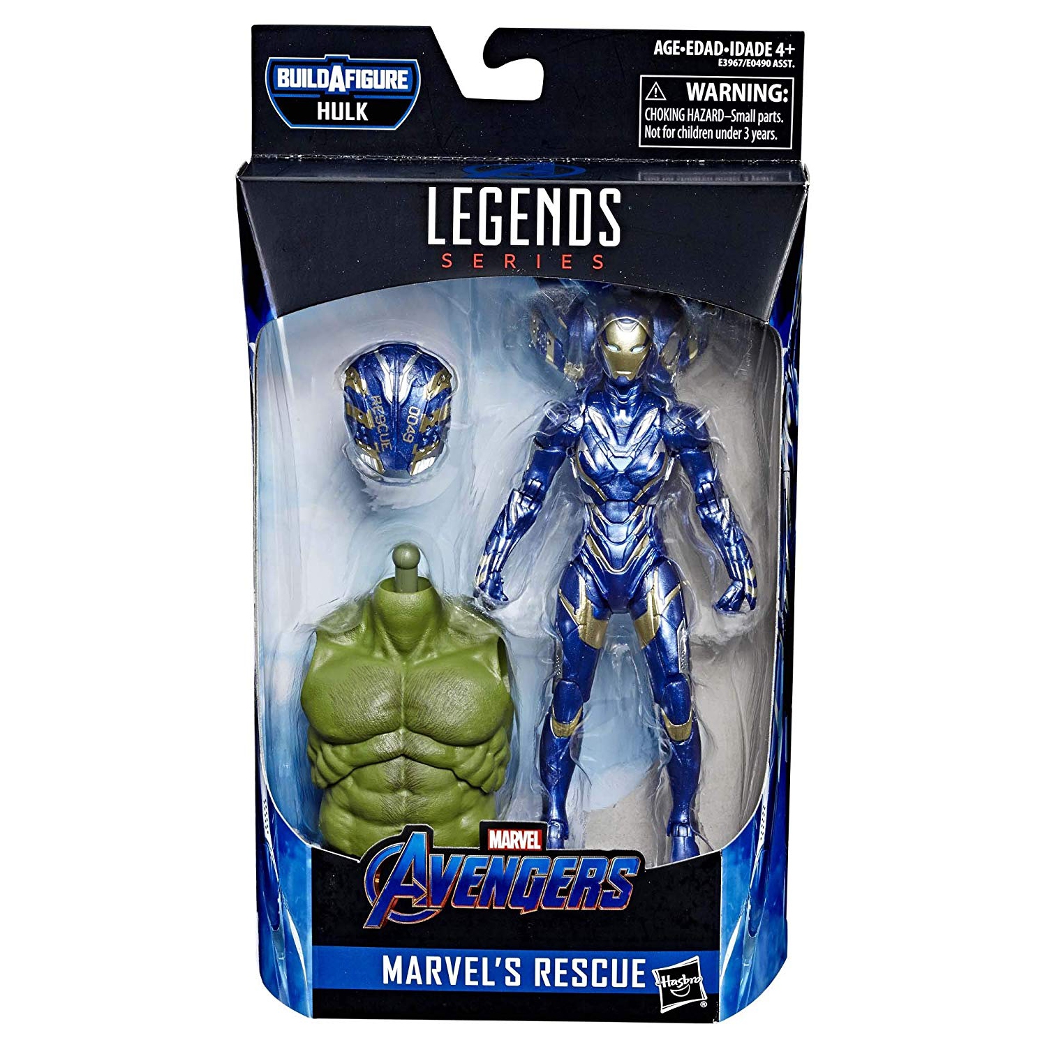 Marvel Legends Avengers Endgame 6 Inch Action Figure BAF Hulk - Rescue