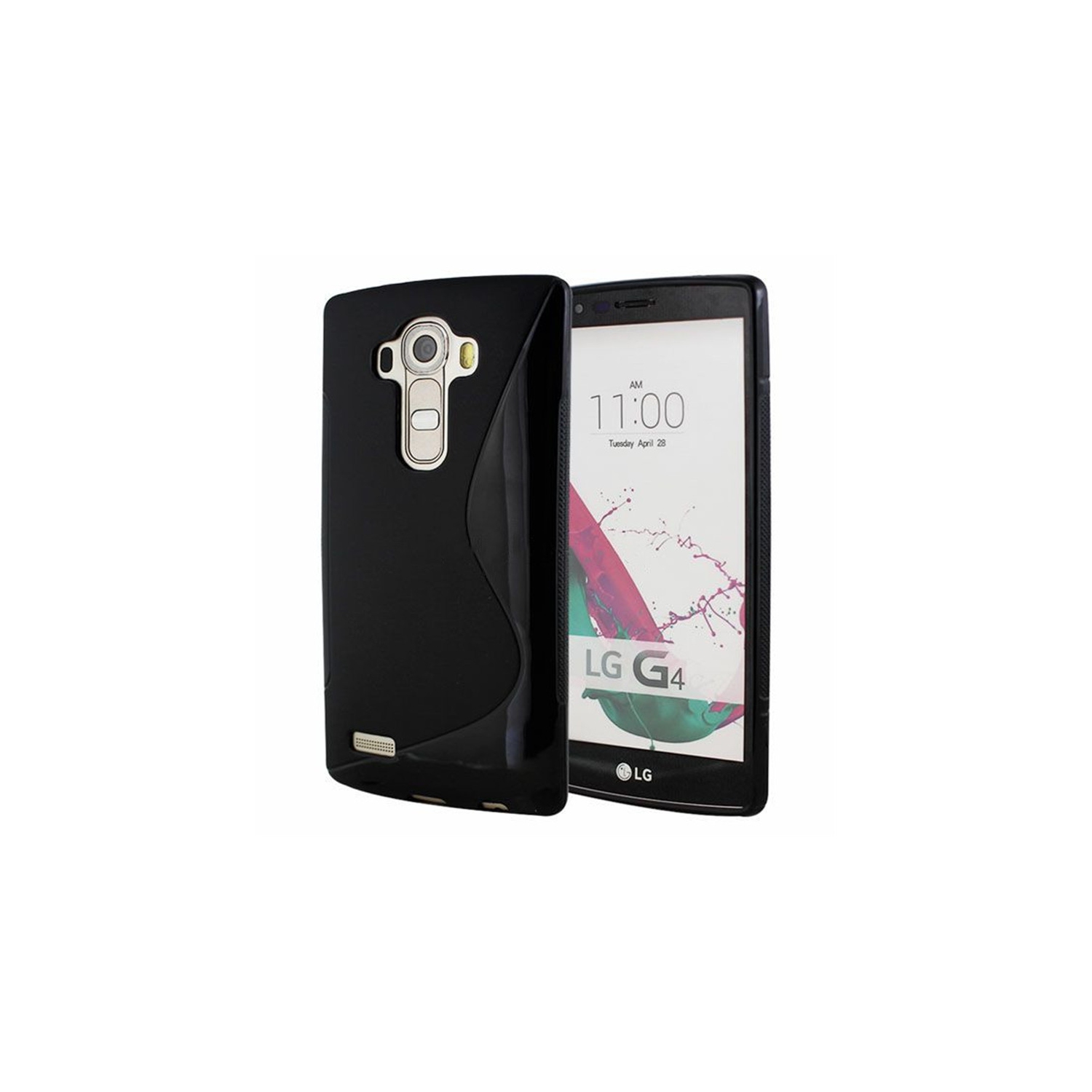 【CSmart】 Ultra Thin Soft TPU Silicone Jelly Bumper Back Cover Case for LG G4, Black