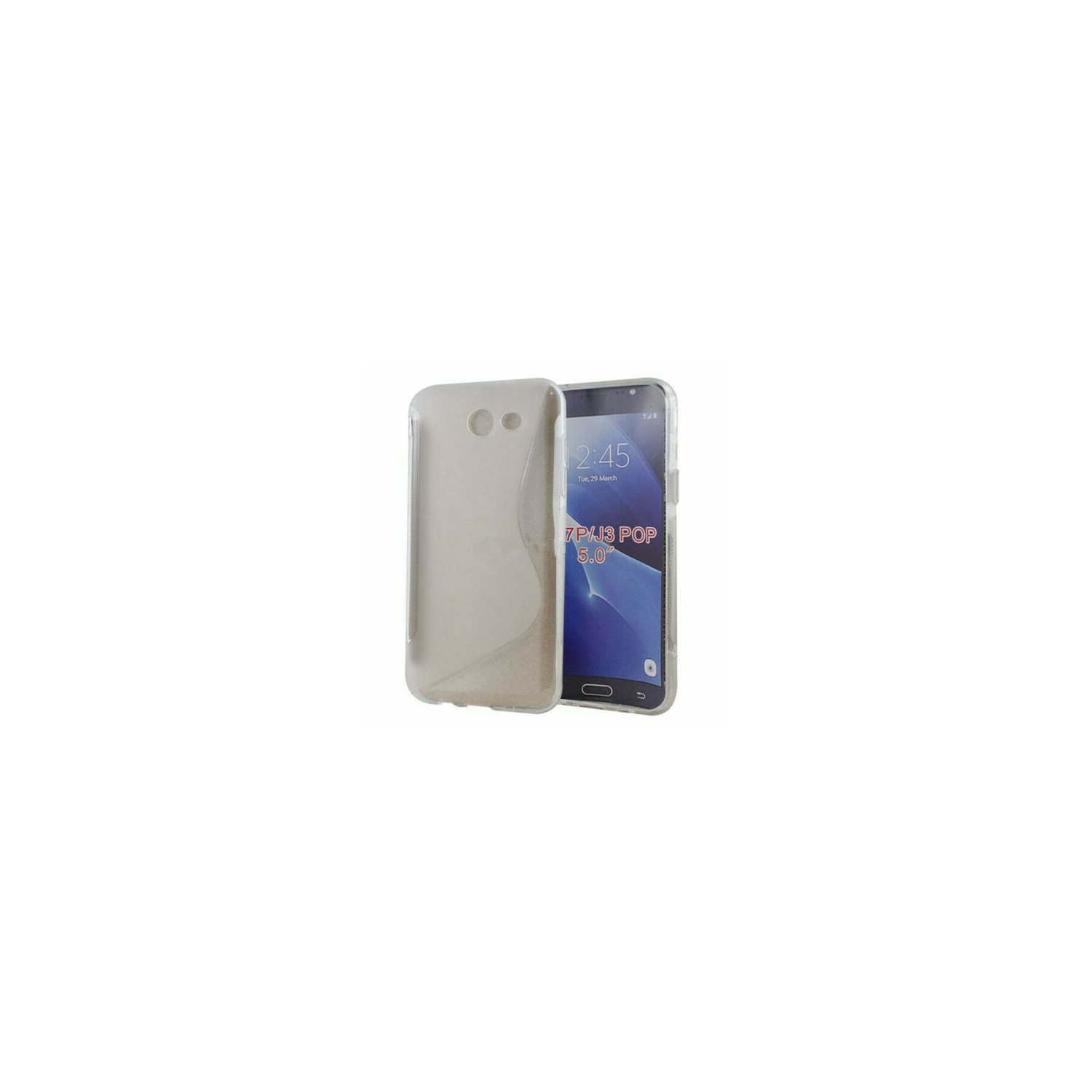 【CSmart】 Ultra Thin Soft TPU Silicone Jelly Bumper Back Cover Case for Samsung Galaxy J3 Prime / J3 2017, Clear