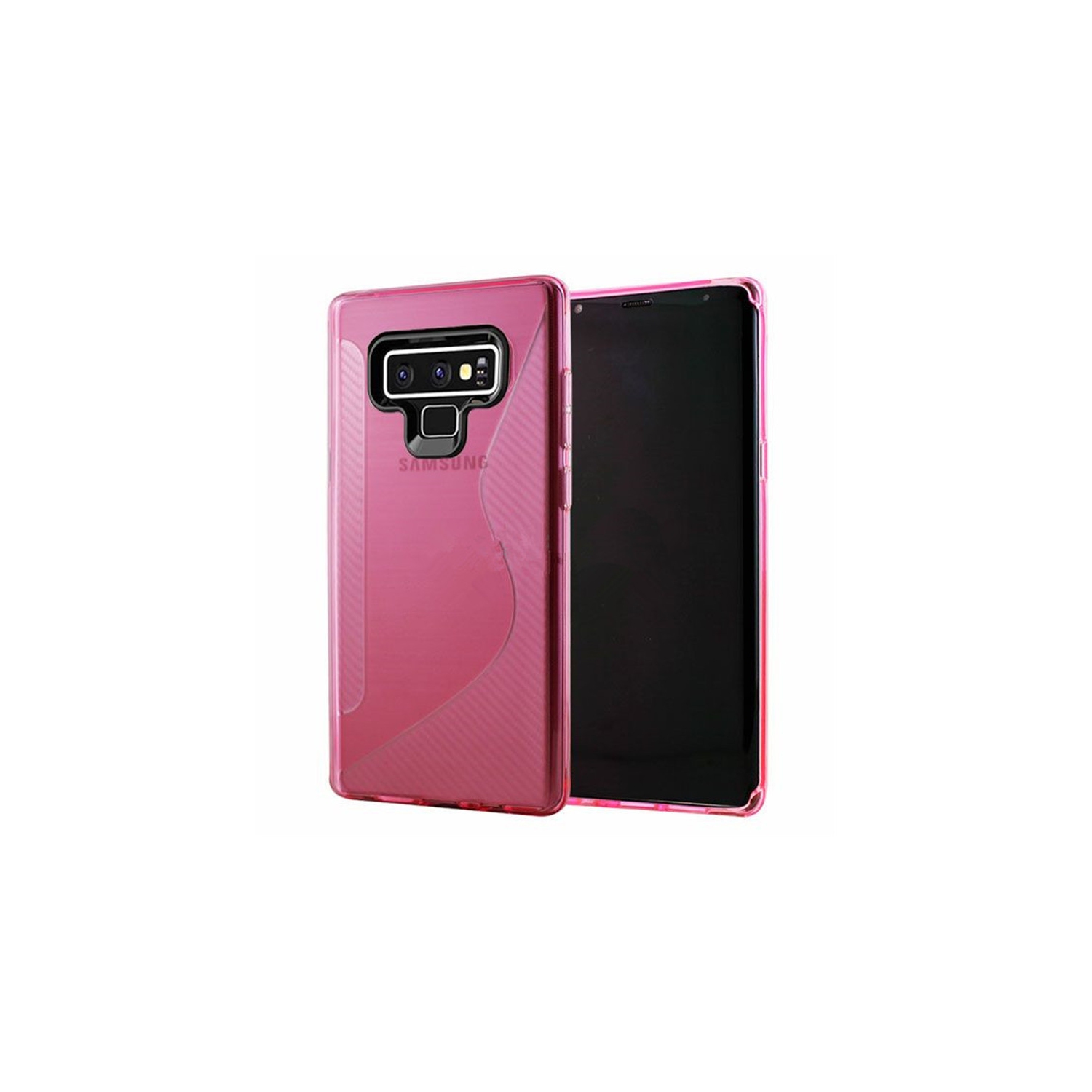 【CSmart】 Ultra Thin Soft TPU Silicone Jelly Bumper Back Cover Case for Samsung Note 9, Hot Pink