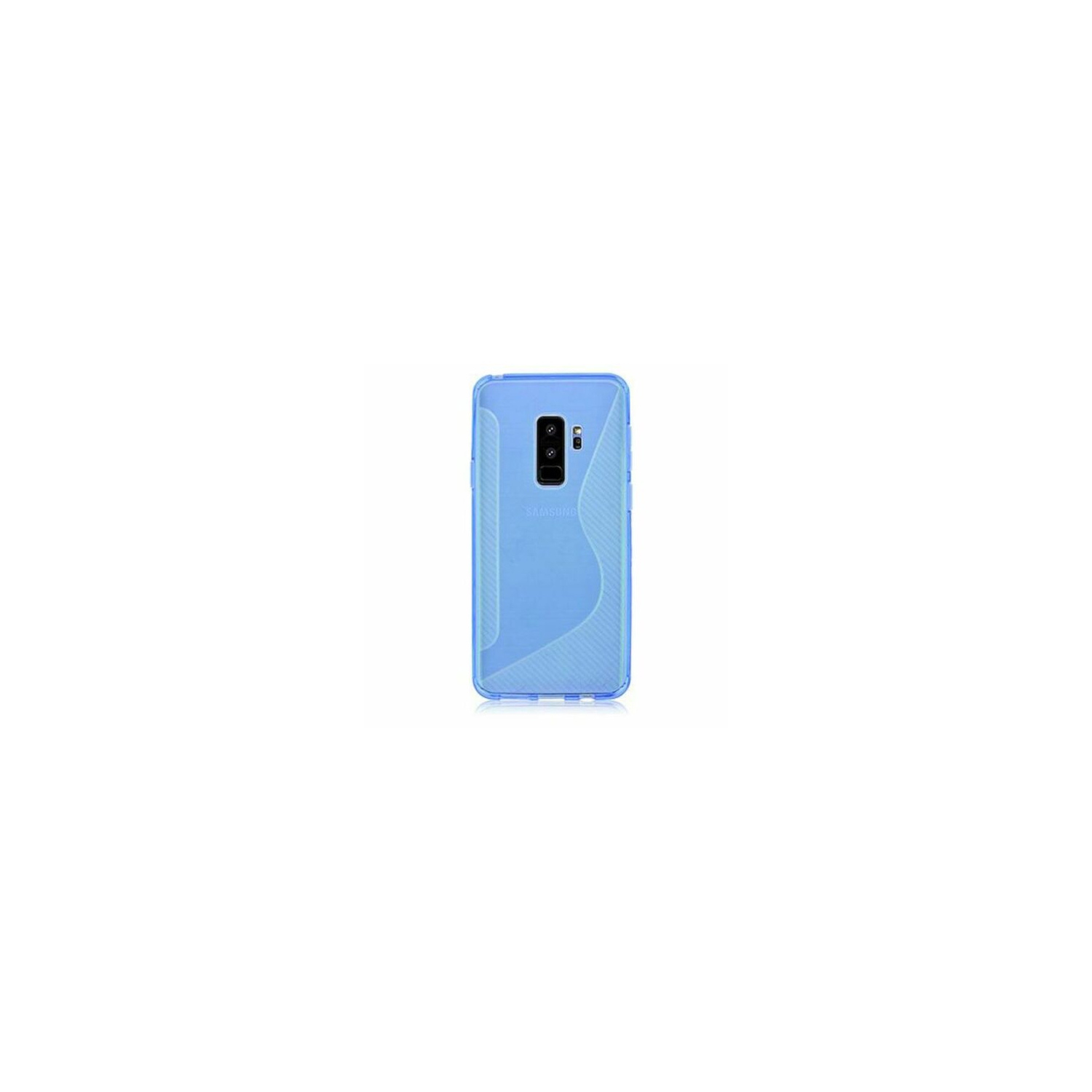 【CSmart】 Ultra Thin Soft TPU Silicone Jelly Bumper Back Cover Case for Samsung Galaxy S9 Plus, Blue
