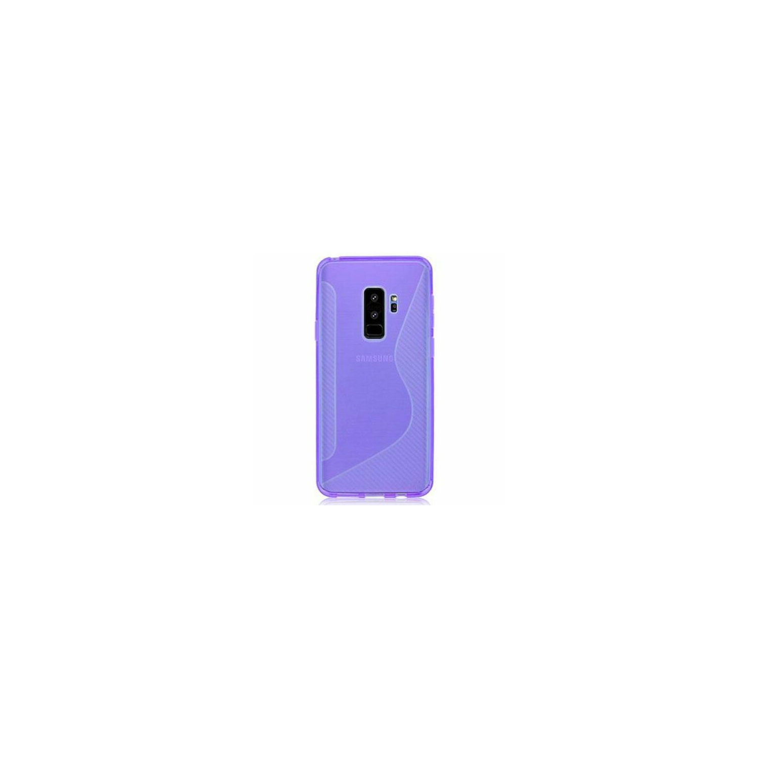 【CSmart】 Ultra Thin Soft TPU Silicone Jelly Bumper Back Cover Case for Samsung Galaxy S9 Plus, Purple