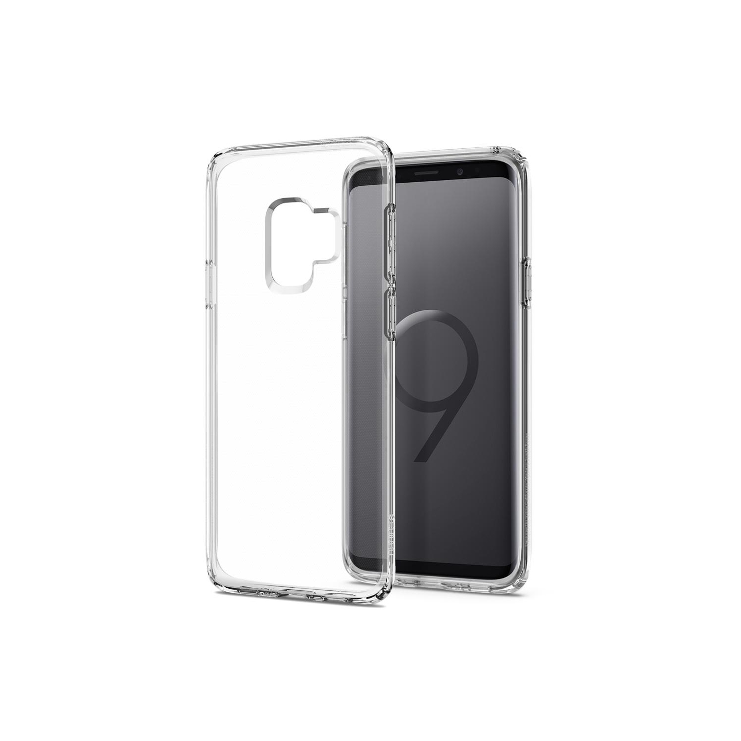 【CSmart】 Ultra Thin Soft TPU Silicone Jelly Bumper Back Cover Case for Samsung Galaxy S9 Plus, Transparent Clear