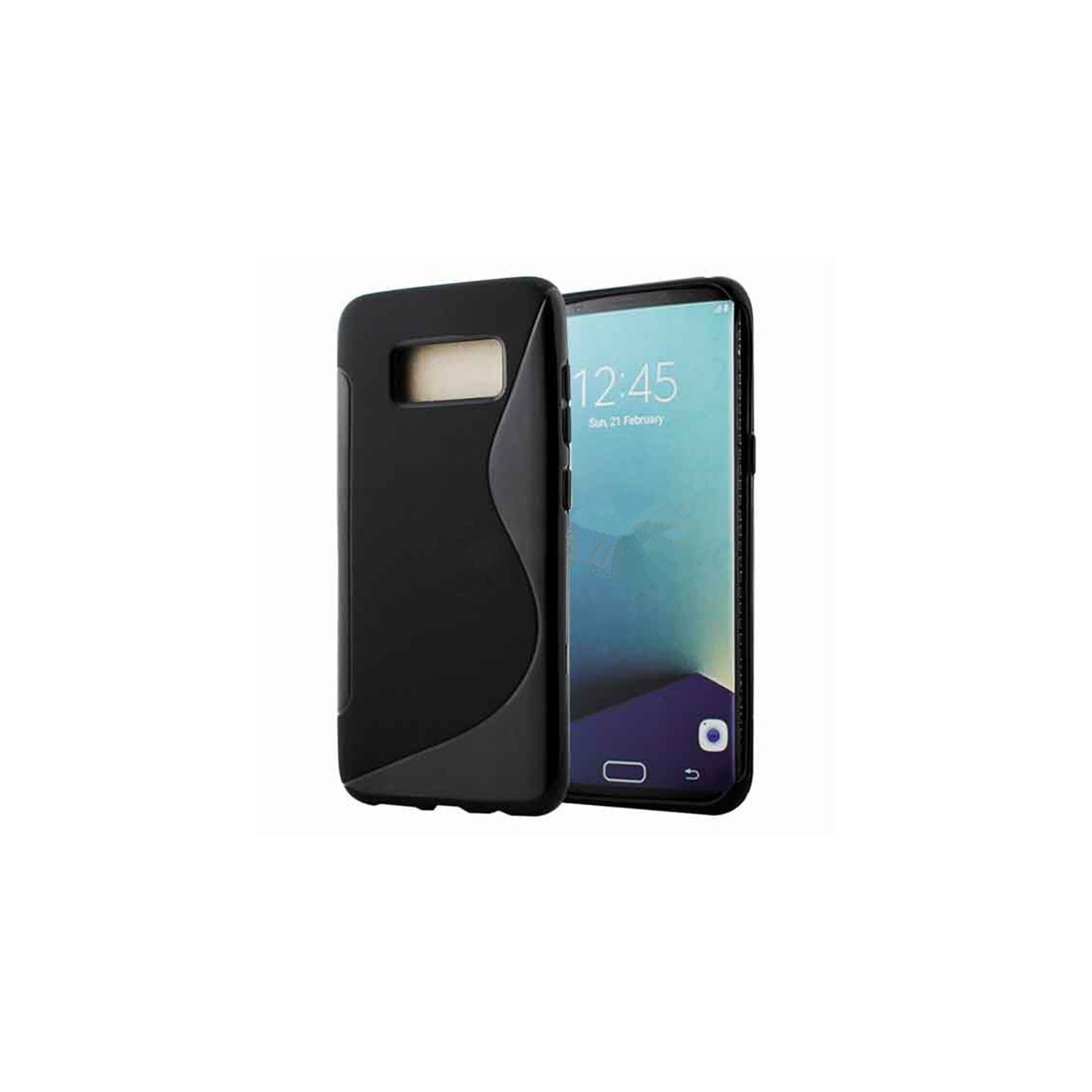 【CSmart】 Ultra Thin Soft TPU Silicone Jelly Bumper Back Cover Case for Samsung Galaxy S8 Plus, Black