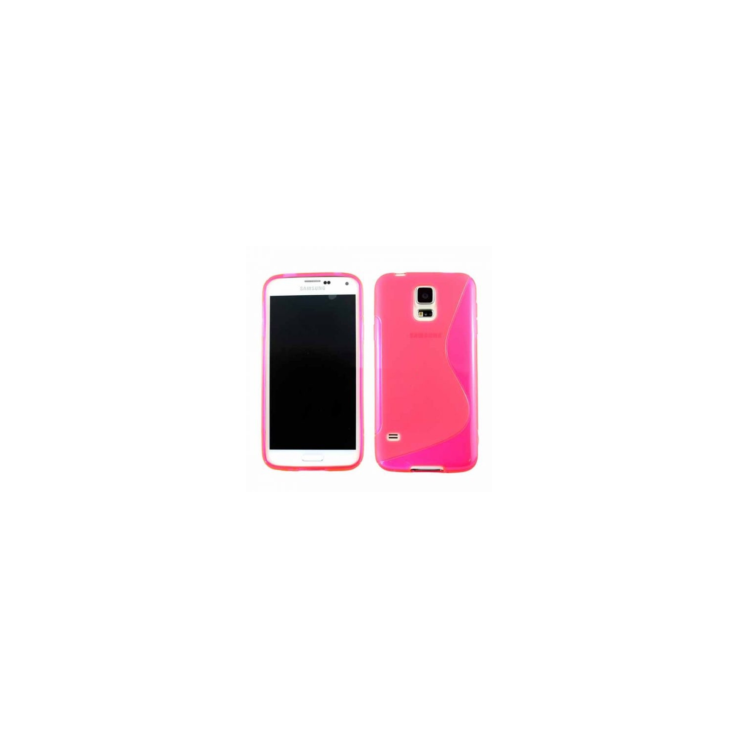 【CSmart】 Ultra Thin Soft TPU Silicone Jelly Bumper Back Cover Case for Samsung Galaxy S5, Pink