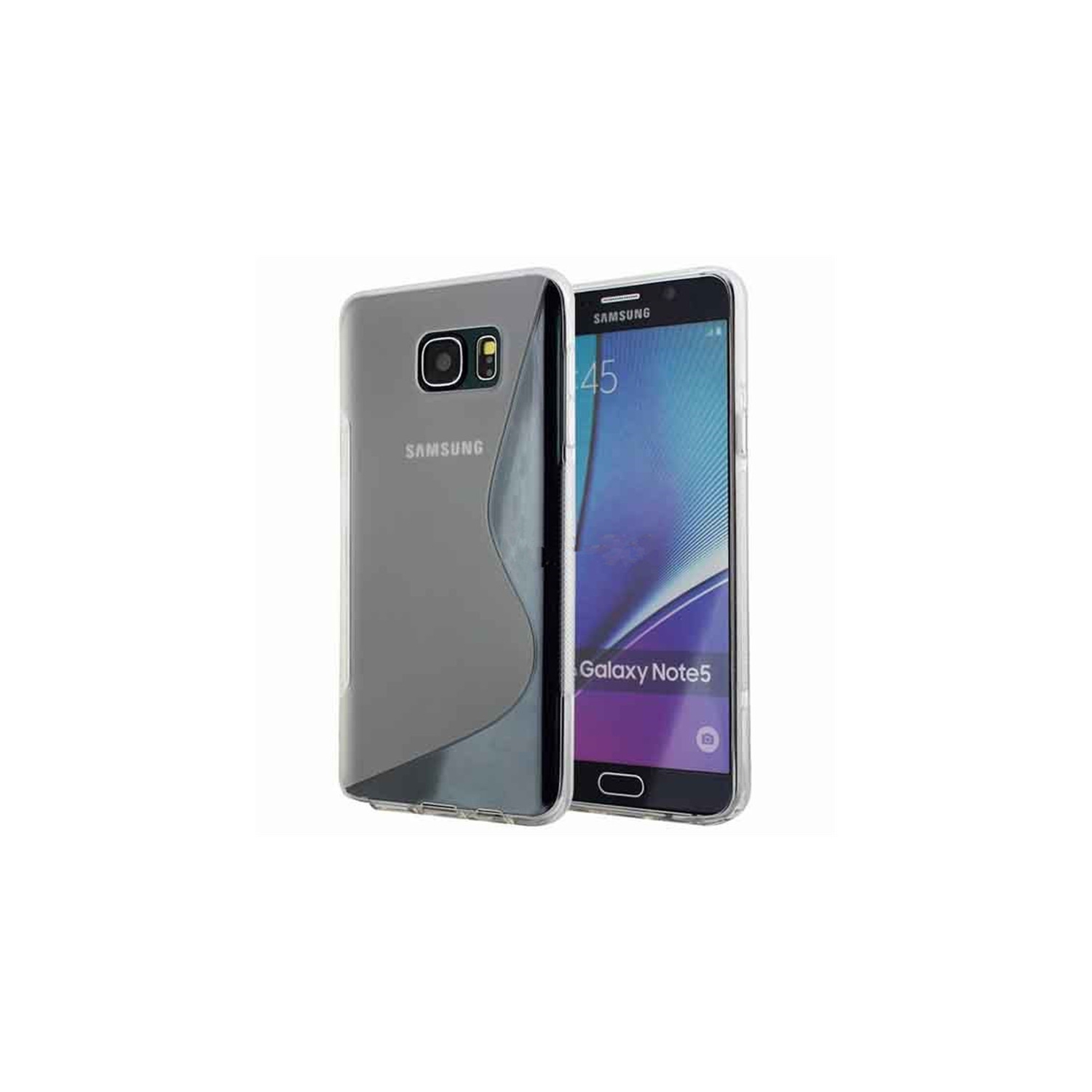 【CSmart】 Ultra Thin Soft TPU Silicone Jelly Bumper Back Cover Case for Samsung Note 5, Clear