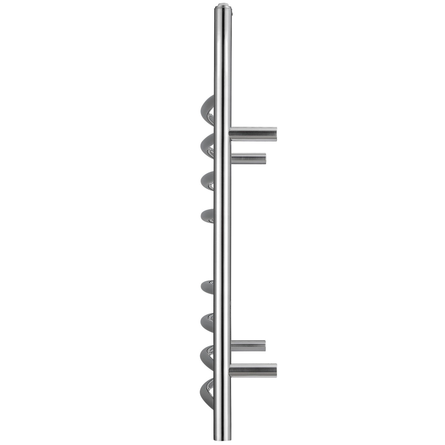 Ancona Imperia OBT 3 in 1, 8-Bar Towel Warmer with Integrated On-Board Timer in Polished Stainless Steel