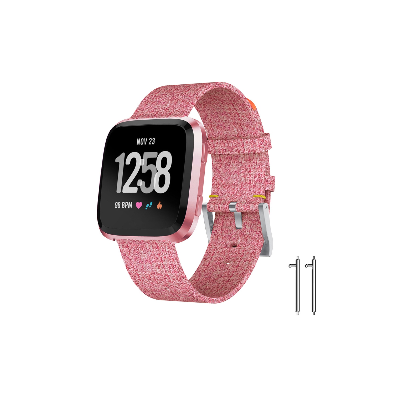 StrapsCo Canvas Watch Band Strap for Fitbit Versa