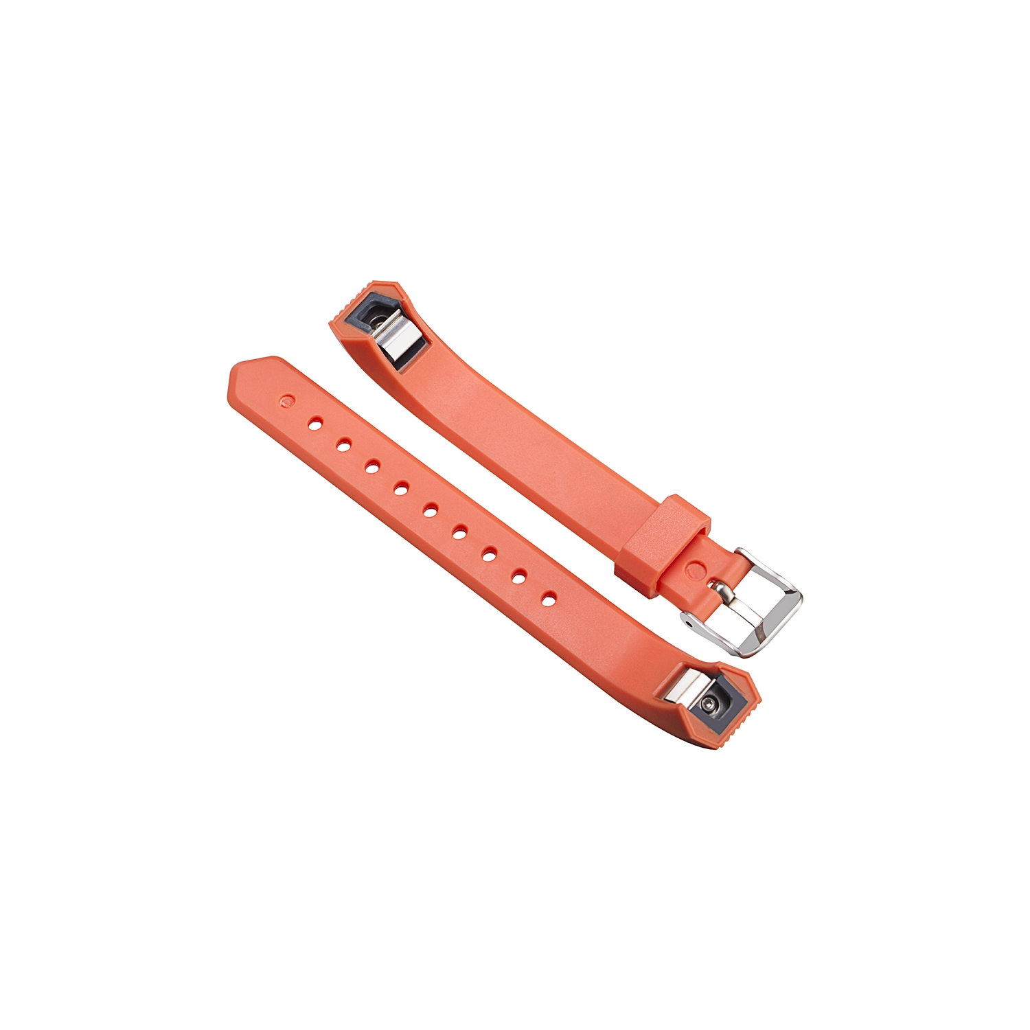 StrapsCo Silicone Rubber Watch Band Strap for Fitbit Ace - Orange