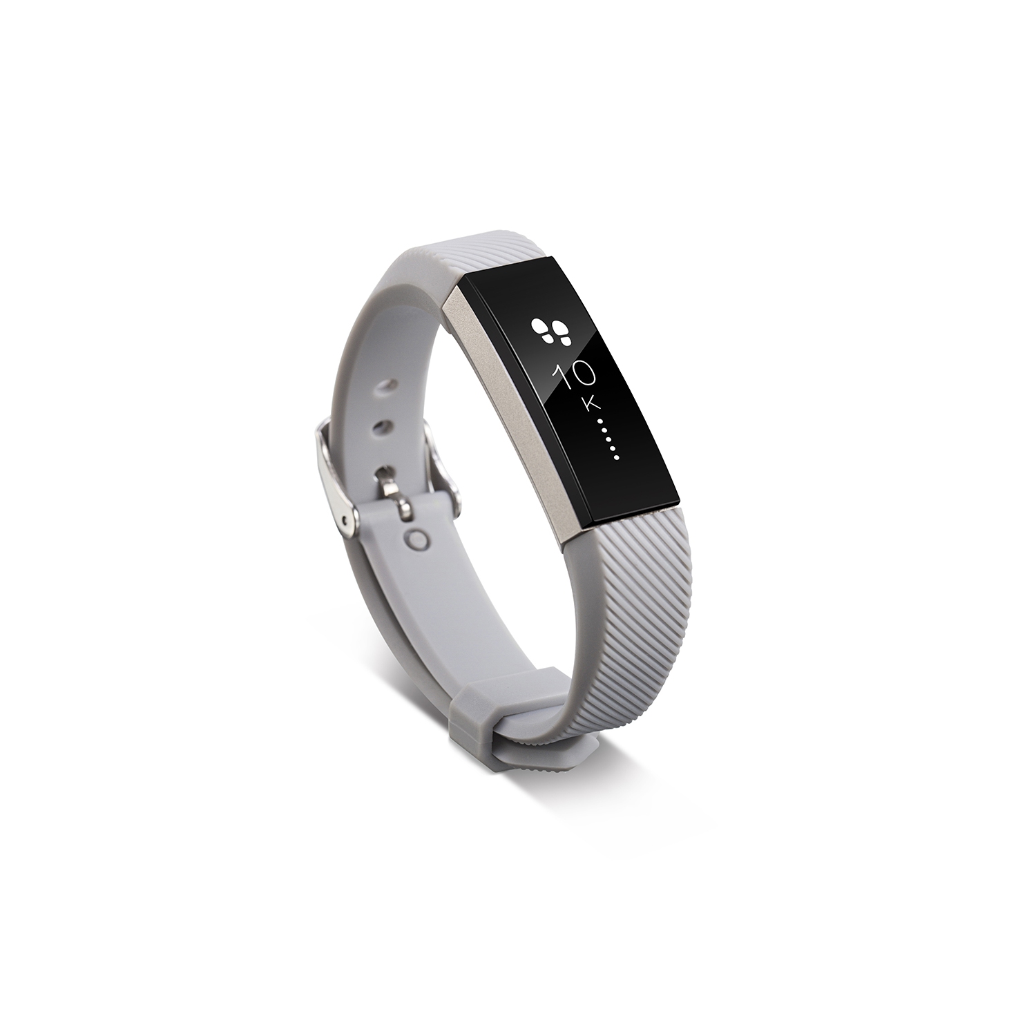 StrapsCo Silicone Rubber Watch Band Strap for Fitbit Ace - Grey