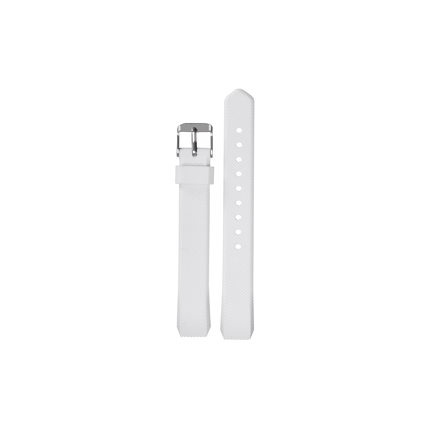 StrapsCo Silicone Rubber Watch Band Strap for Fitbit Ace - White