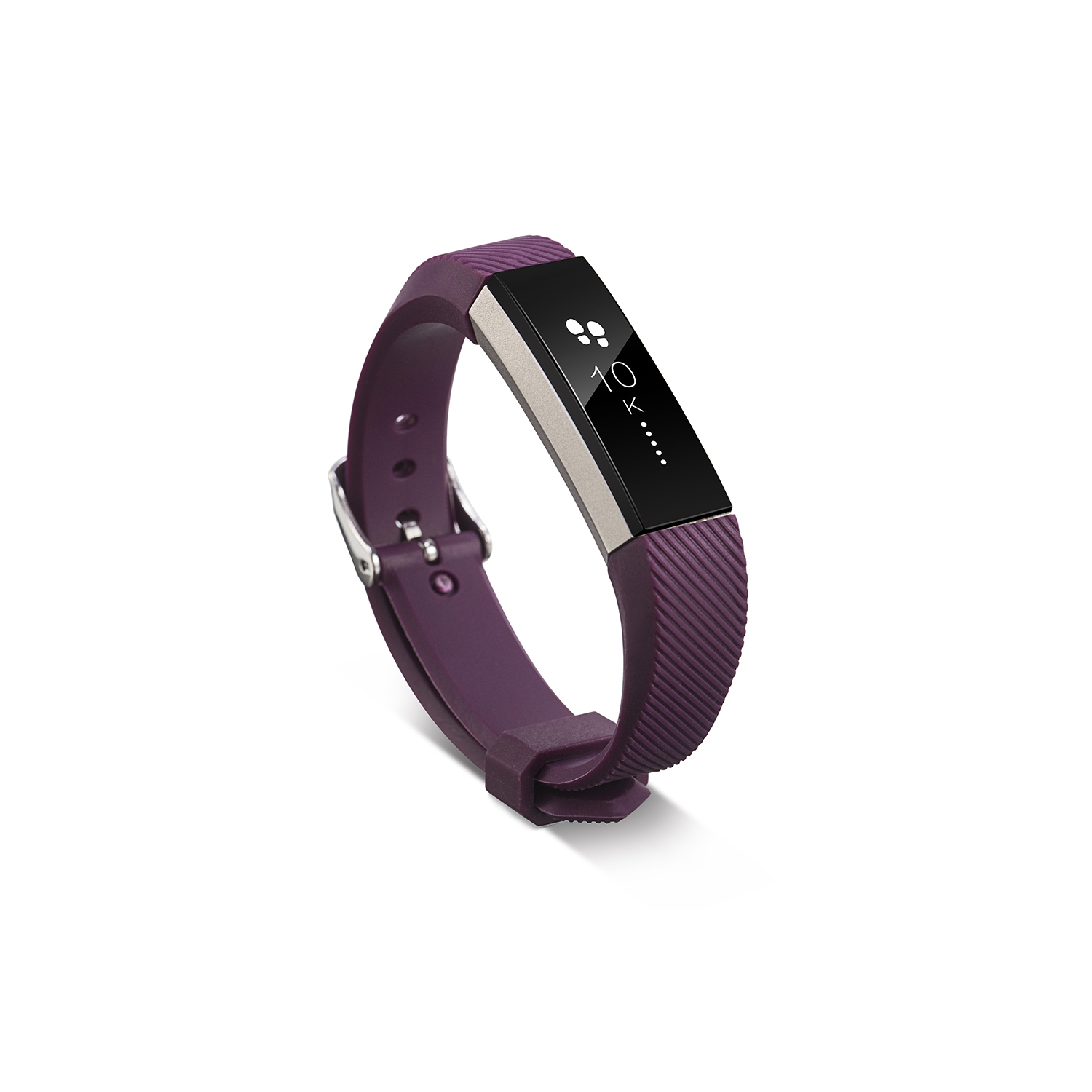 StrapsCo Silicone Rubber Watch Band Strap for Fitbit Ace - Dark Purple